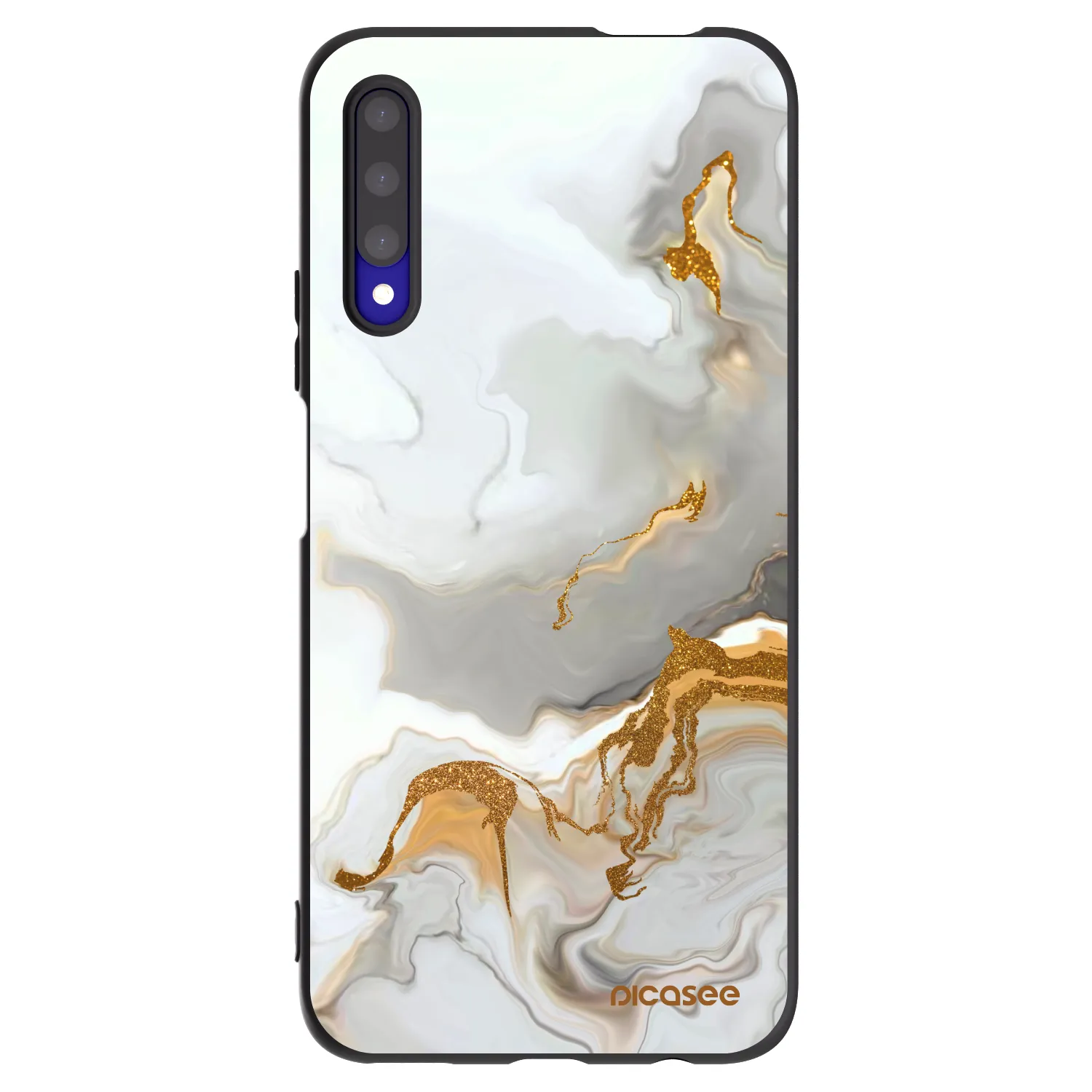 Picasee husă neagră din silicon pentru Honor 9X Pro - Her