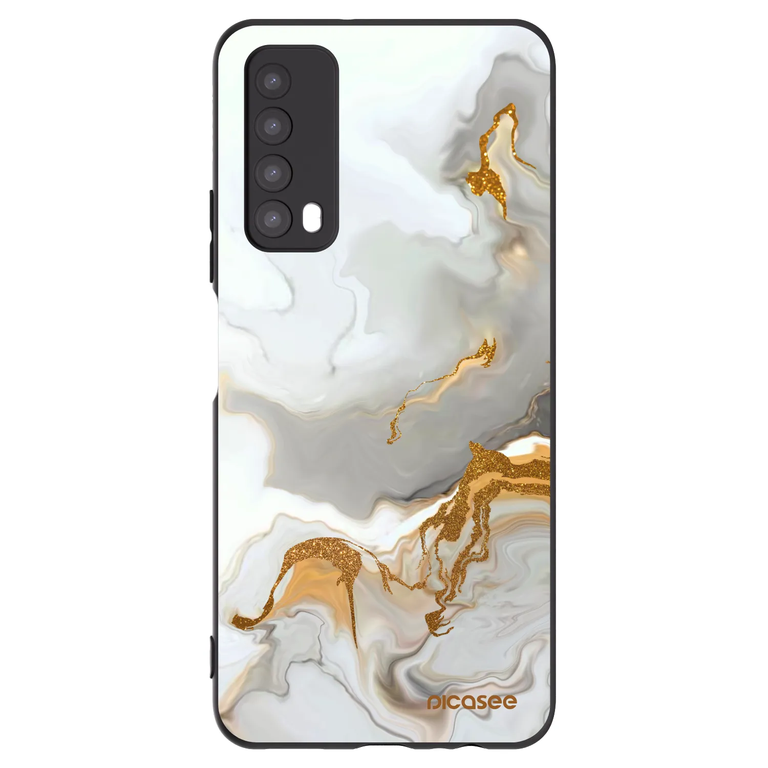 Picasee husă neagră din silicon pentru Huawei P Smart 2021 - Her