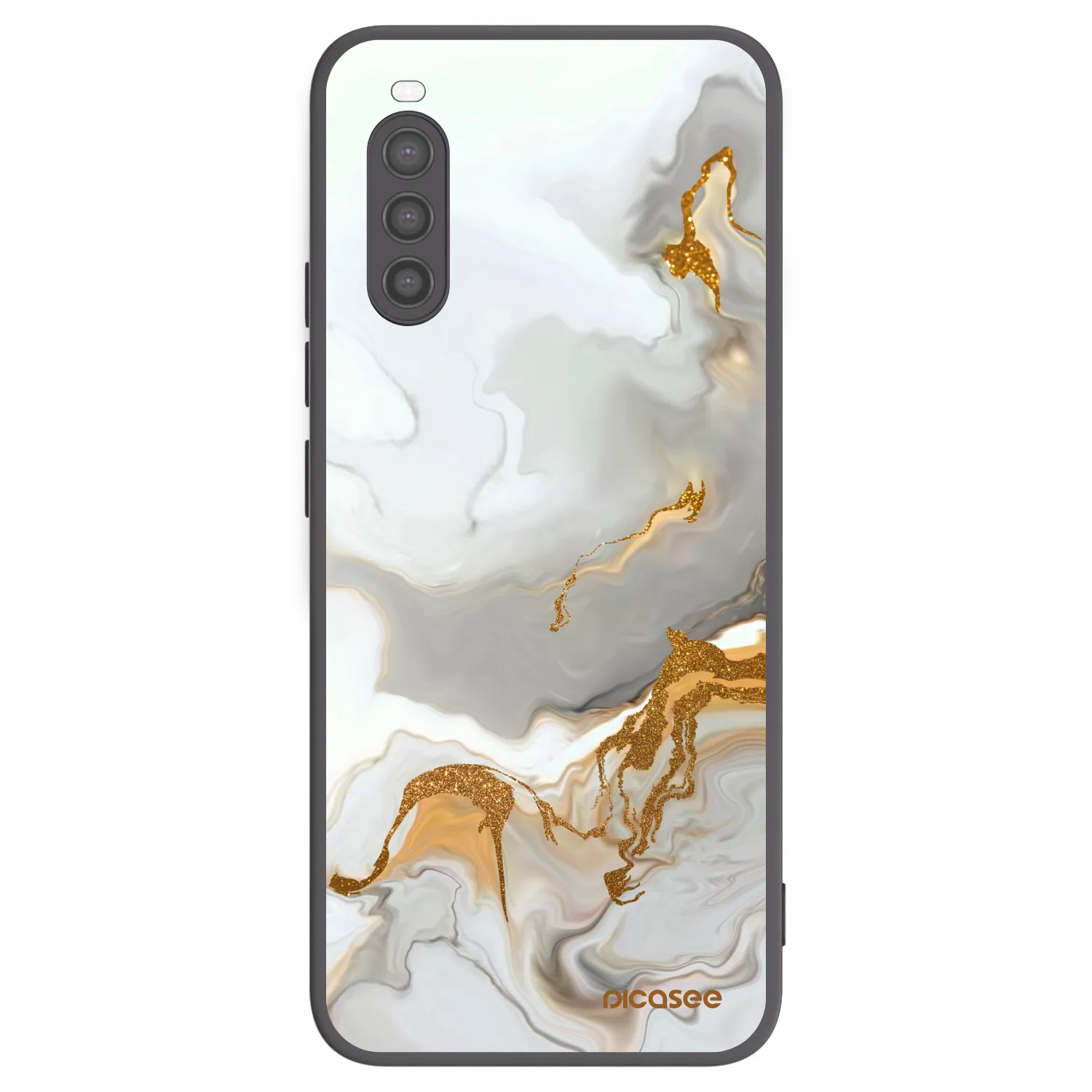 Picasee husă neagră din silicon pentru Sony Xperia 10 II - Her