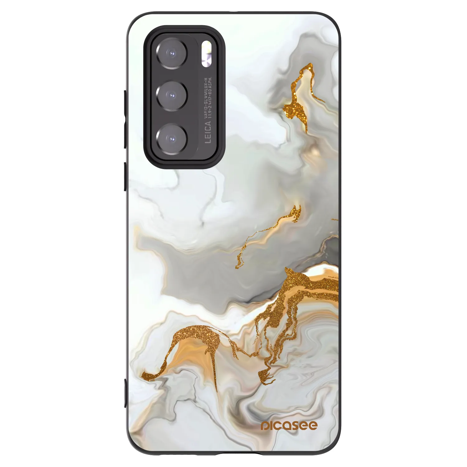 Picasee husă neagră din silicon pentru Huawei P40 - Her