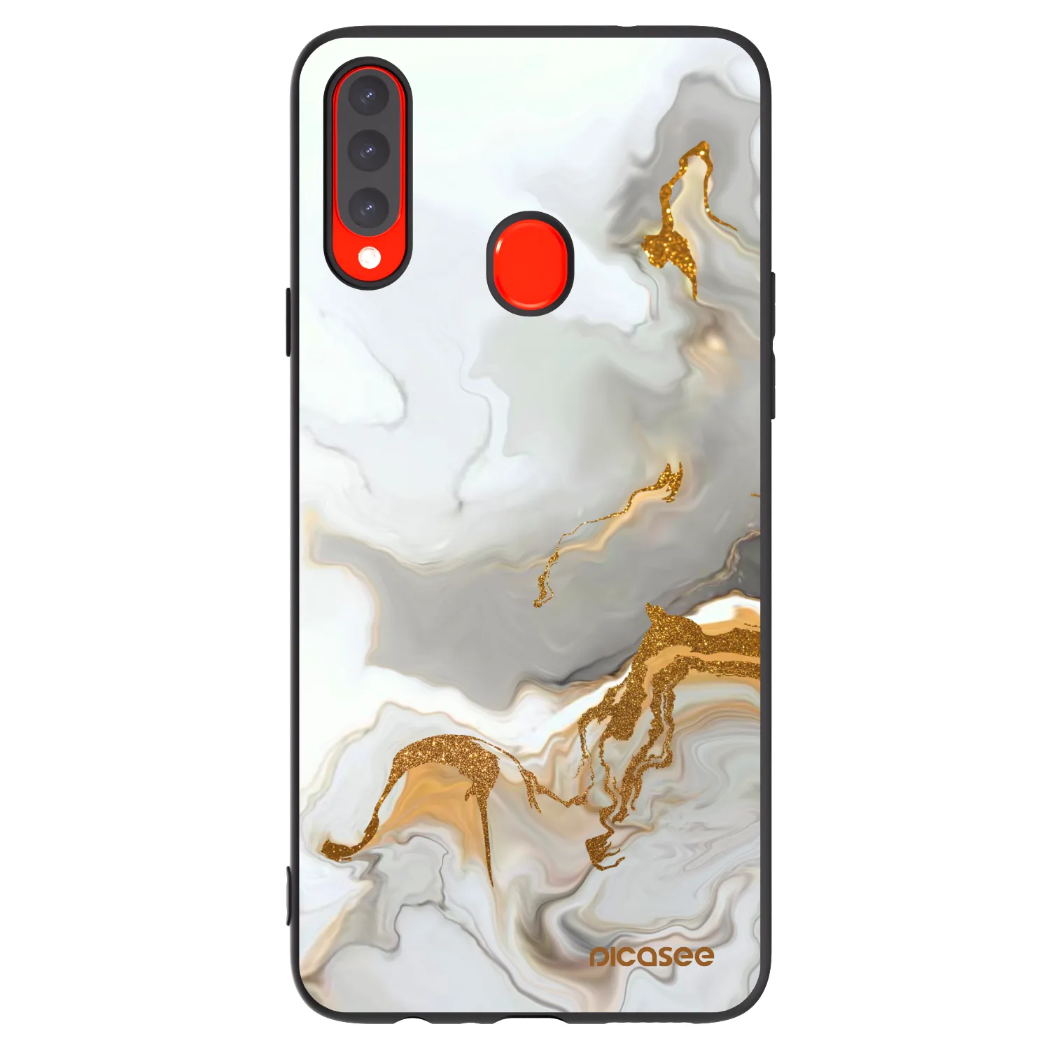 Picasee husă neagră din silicon pentru Samsung Galaxy A20s - Her