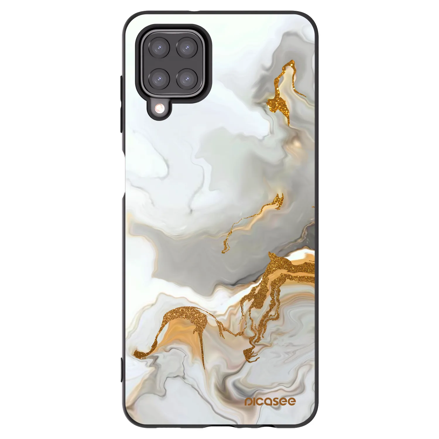 Picasee husă neagră din silicon pentru Samsung Galaxy A12 A125F - Her