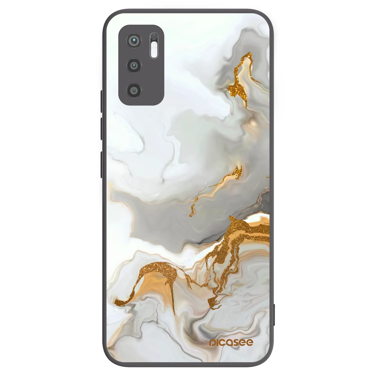 Picasee husă neagră din silicon pentru Xiaomi Redmi Note 10 5G - Her