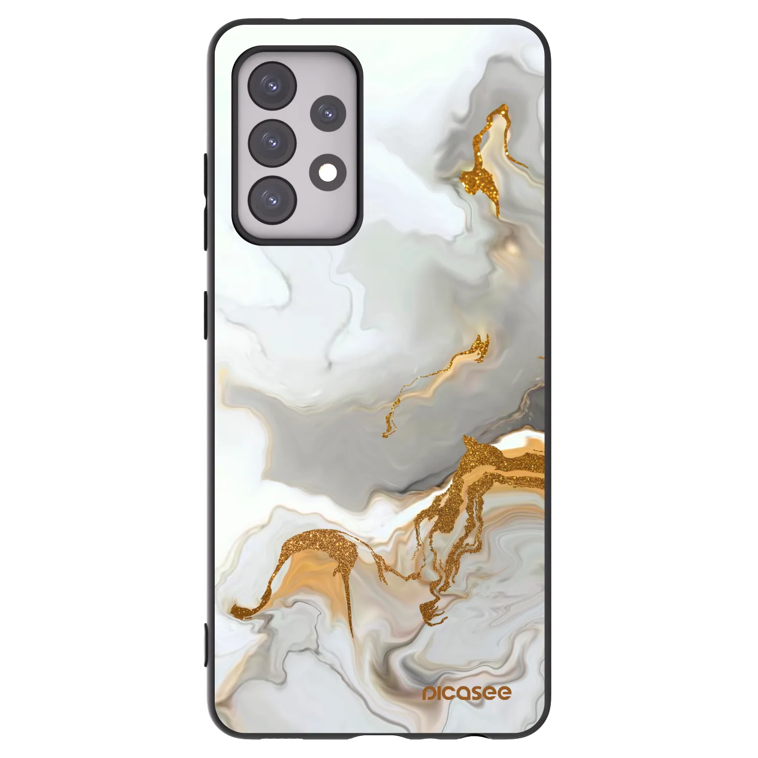 Picasee husă neagră din silicon pentru Samsung Galaxy A52s 5G A528B - Her