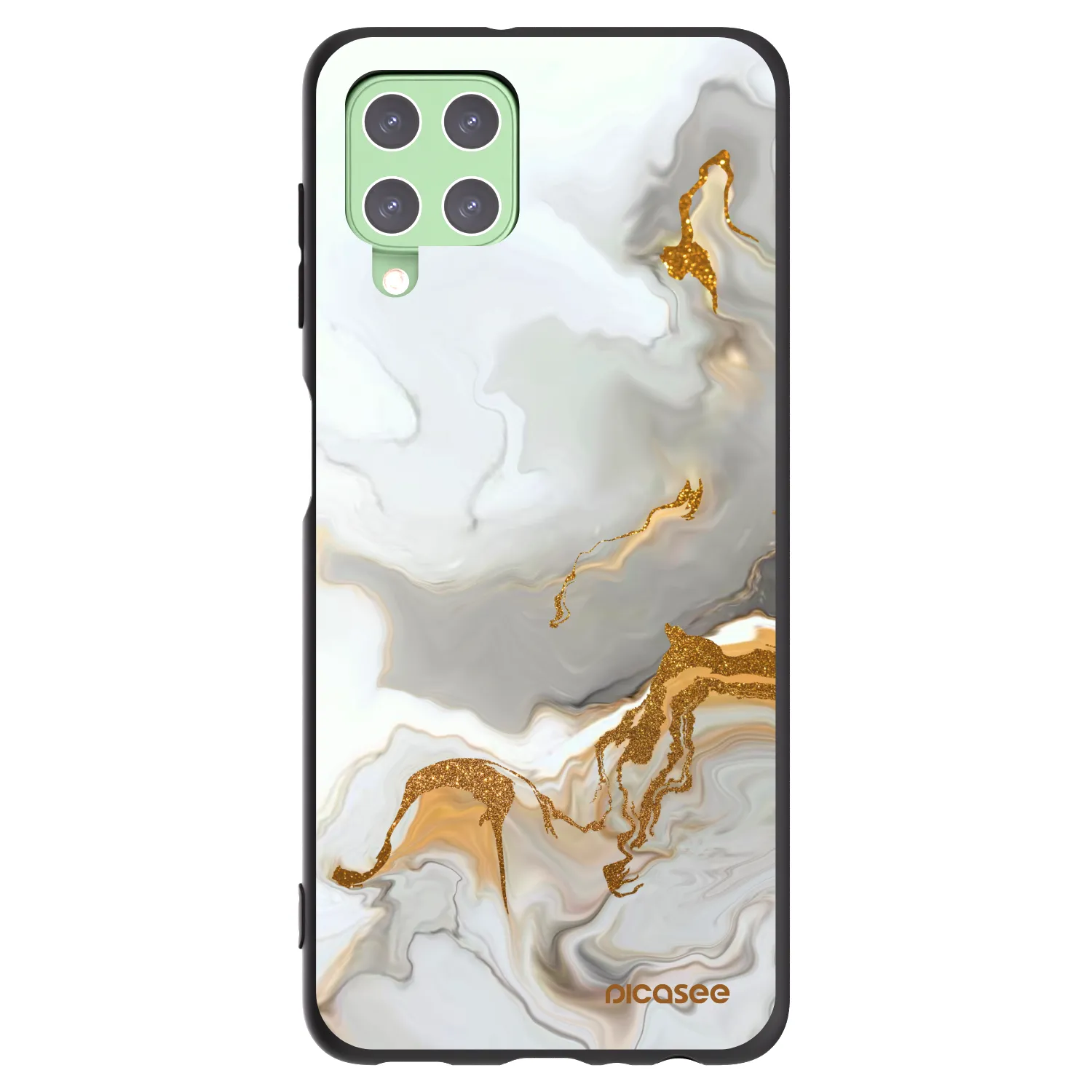 Picasee husă neagră din silicon pentru Samsung Galaxy A22 A225F 4G - Her