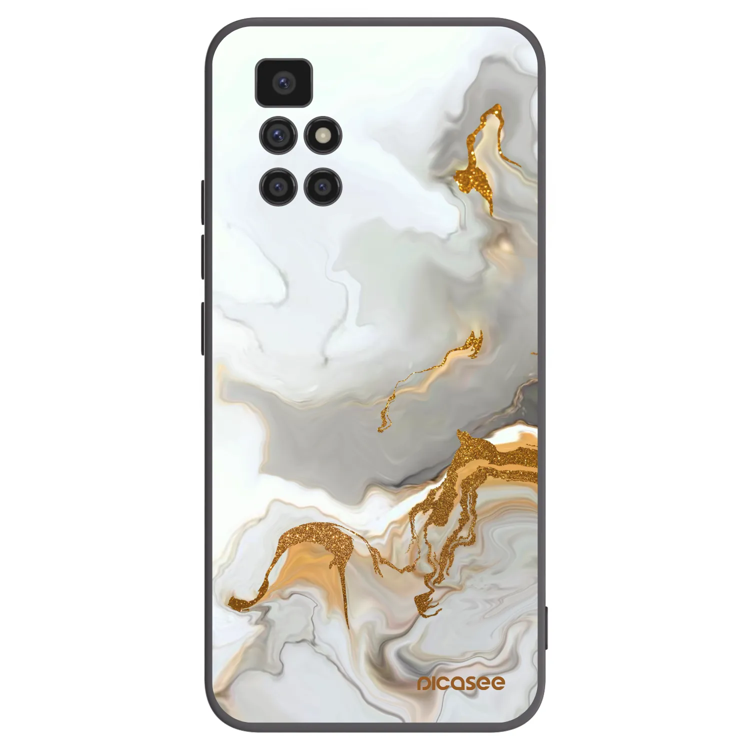 Picasee husă neagră din silicon pentru Xiaomi Redmi 10 - Her