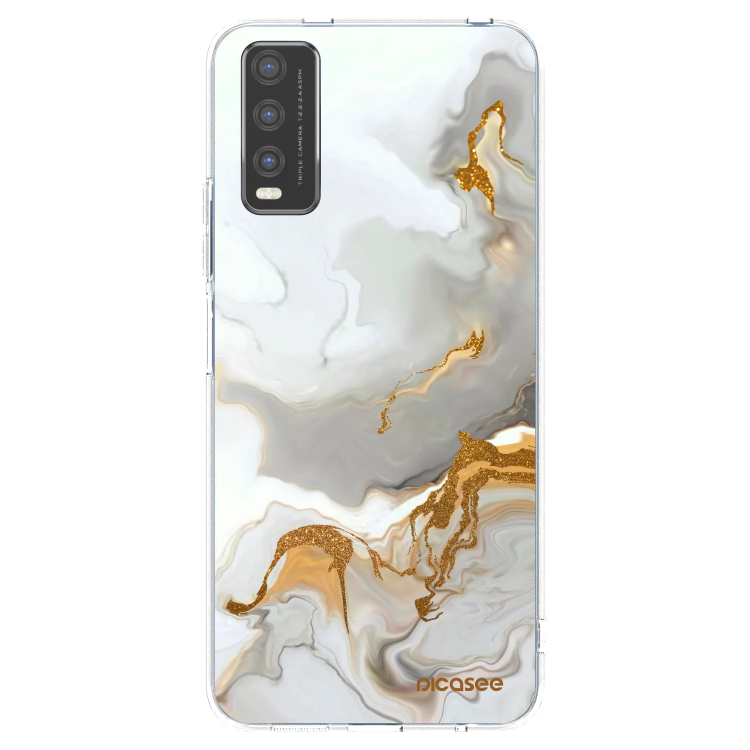 Picasee husă transparentă din silicon pentru Vivo Y20s - Her