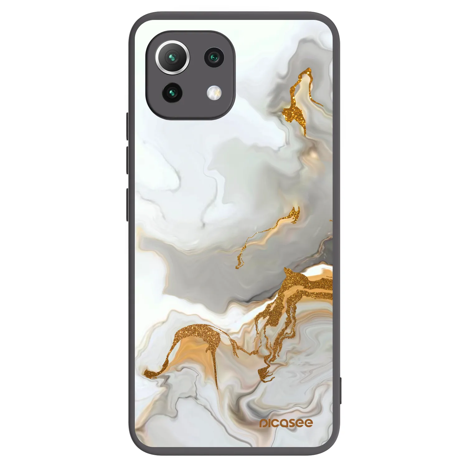 Picasee husă neagră din silicon pentru Xiaomi 11 Lite 5G NE - Her