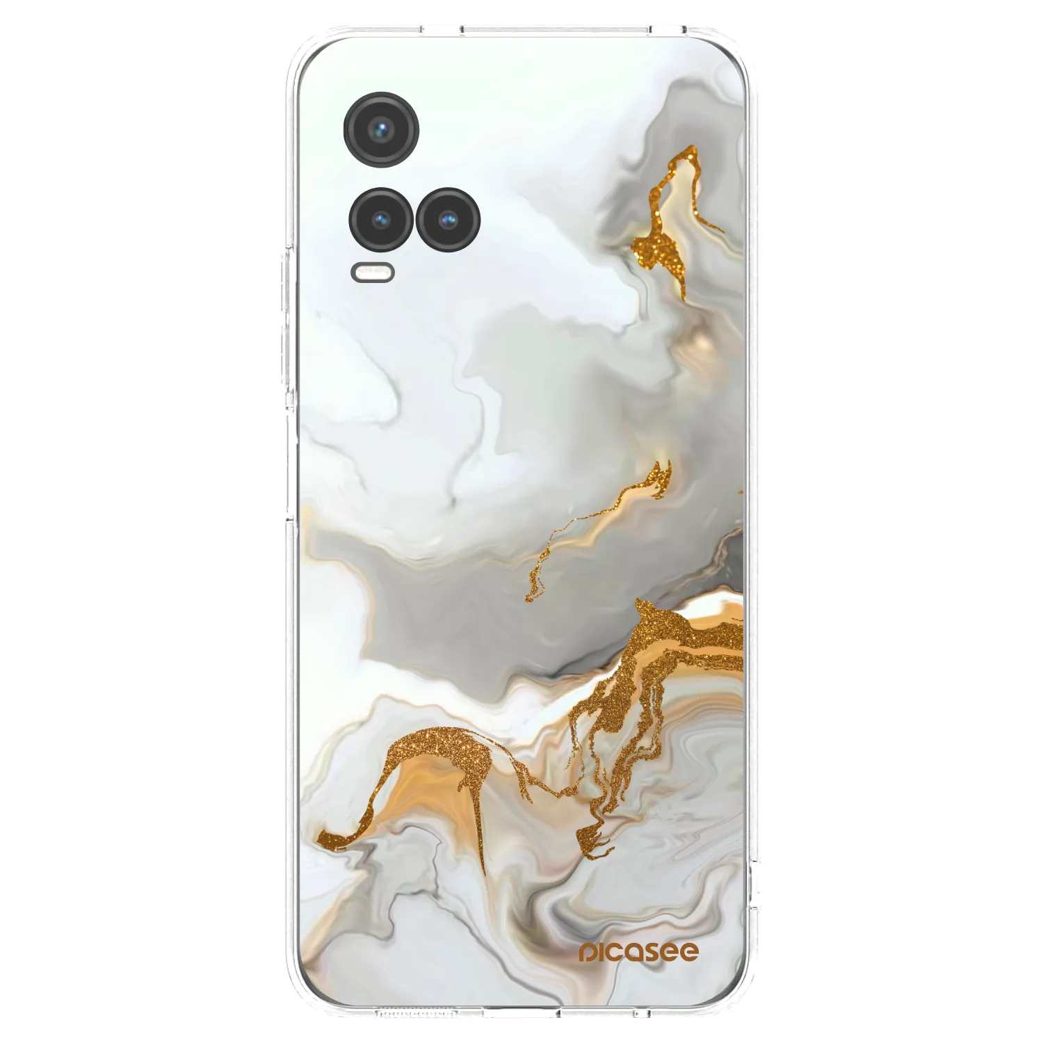 Picasee husă transparentă din silicon pentru Vivo Y33s - Her