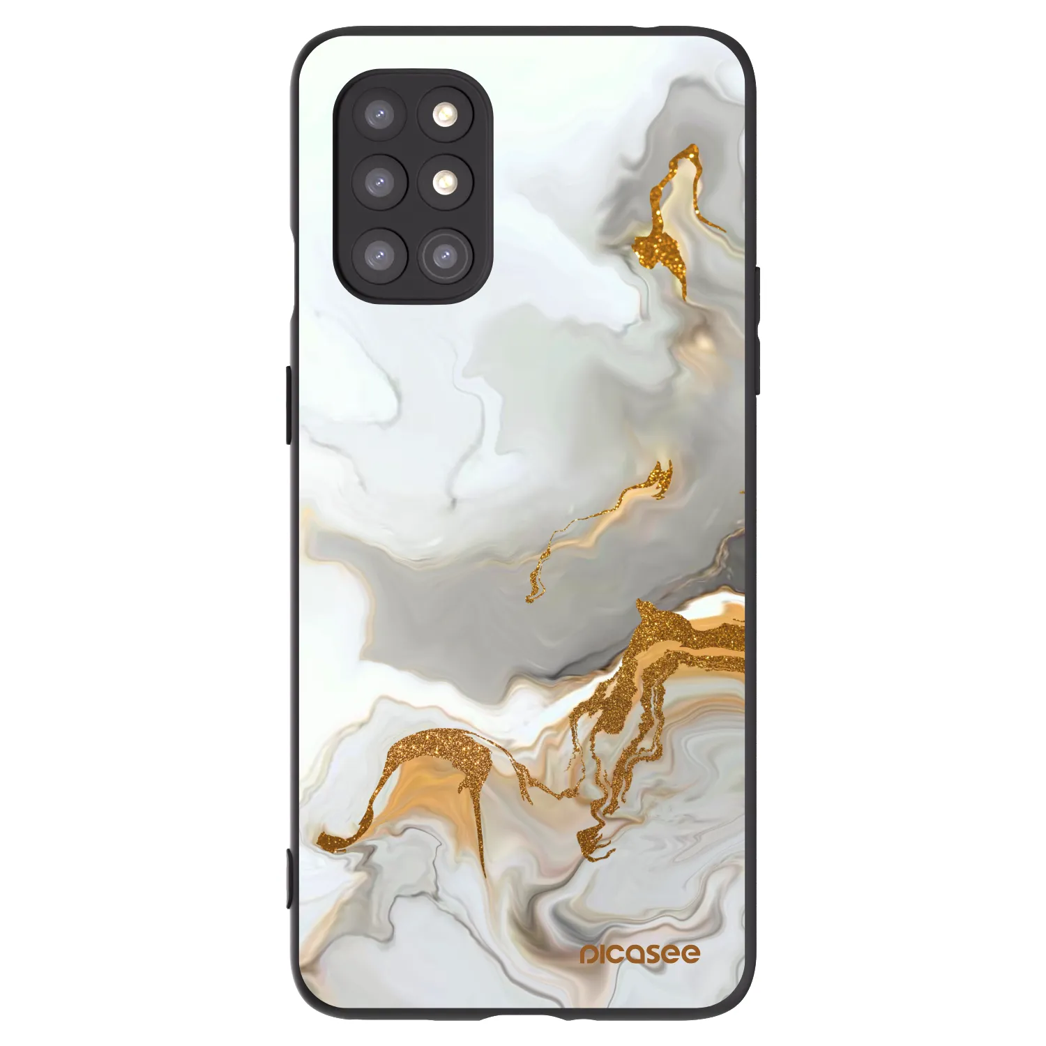 Picasee husă neagră din silicon pentru OnePlus 8T - Her