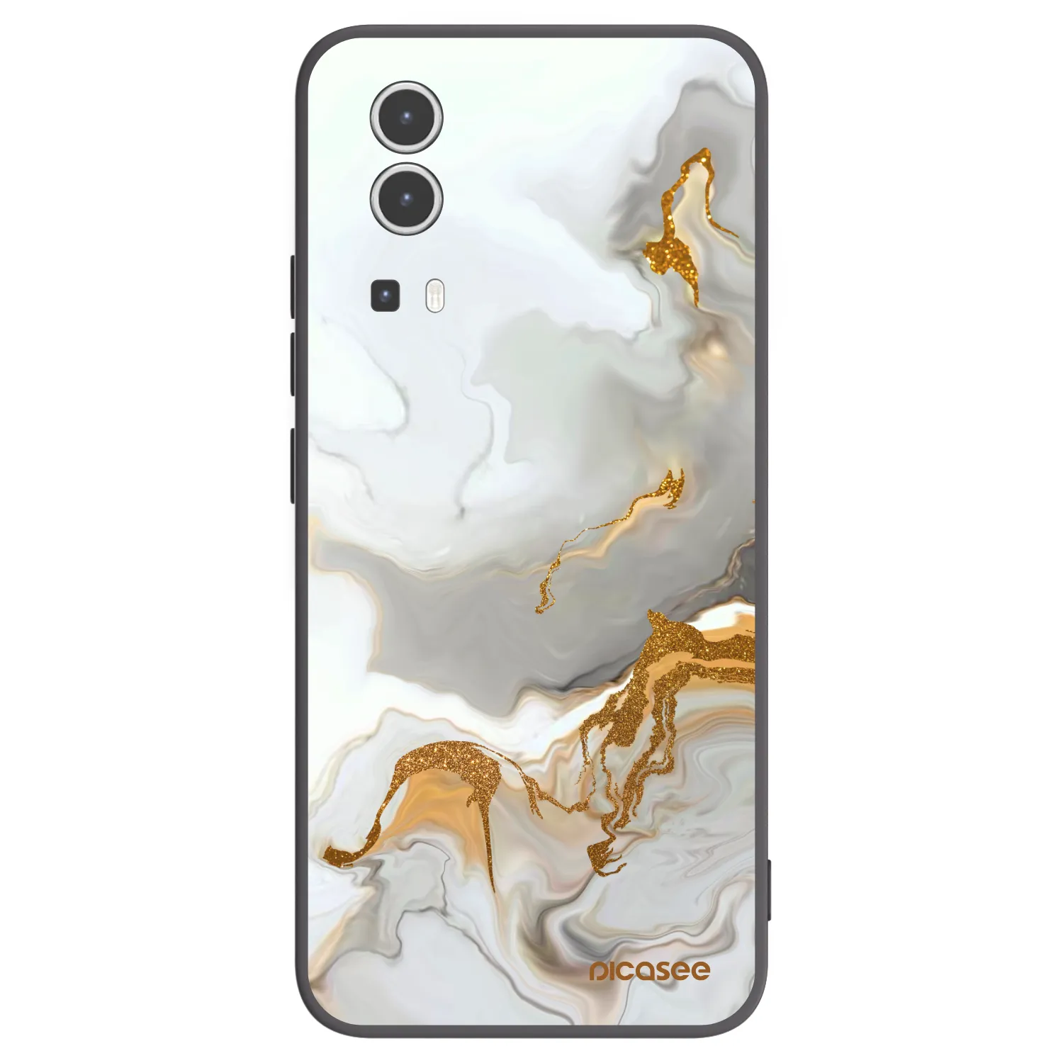 Picasee husă neagră din silicon pentru Vivo Y72 5G - Her