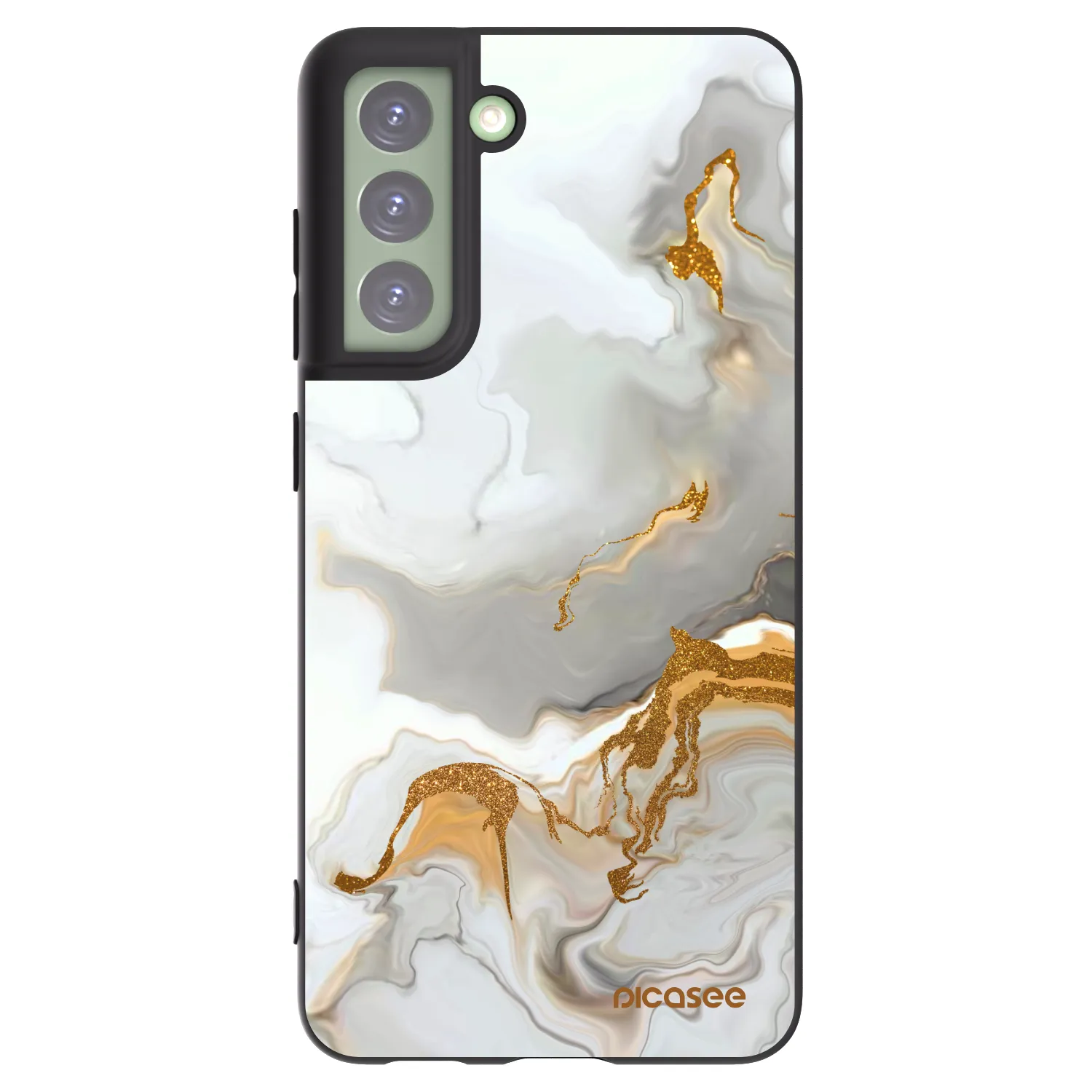 Picasee husă neagră din silicon pentru Samsung Galaxy S21 FE 5G - Her