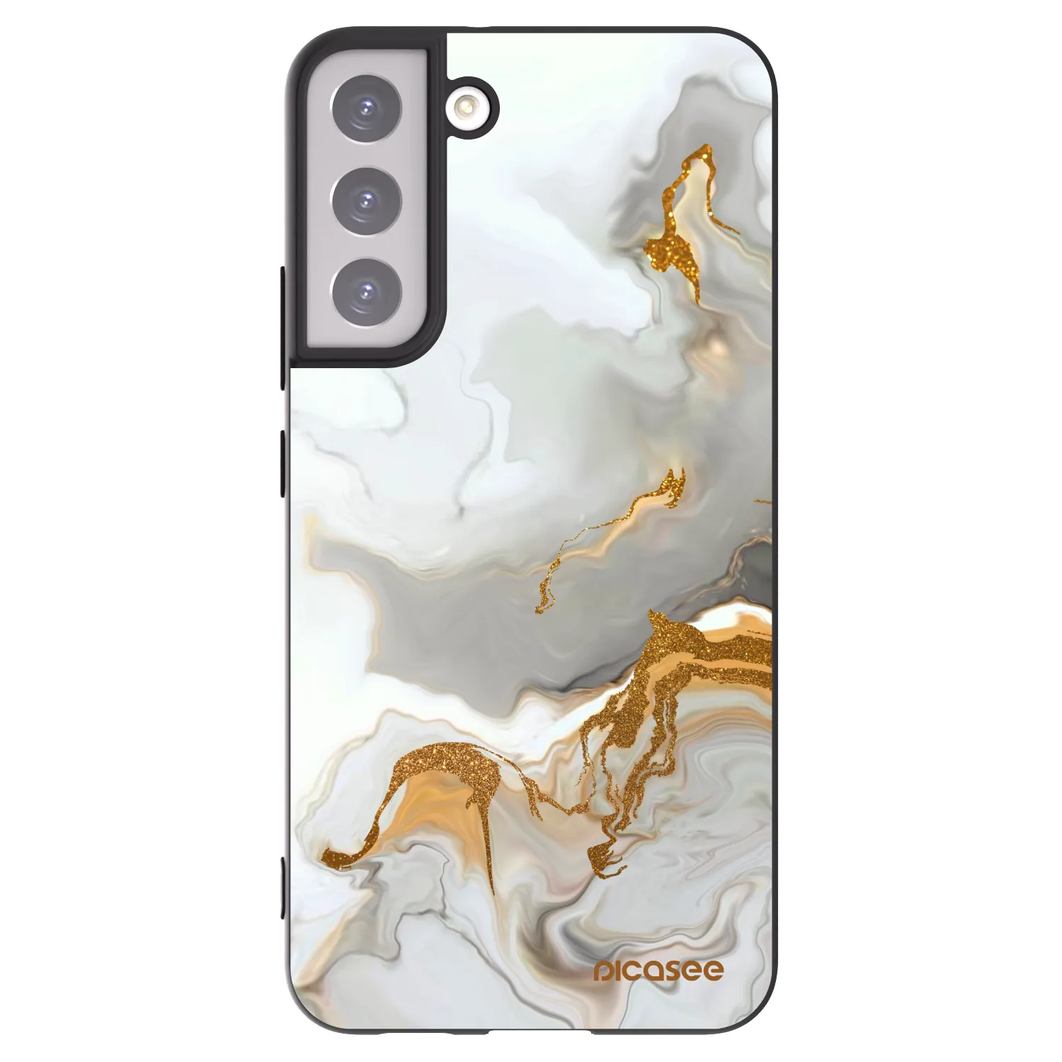 Picasee husă neagră din silicon pentru Samsung Galaxy S22+ 5G - Her