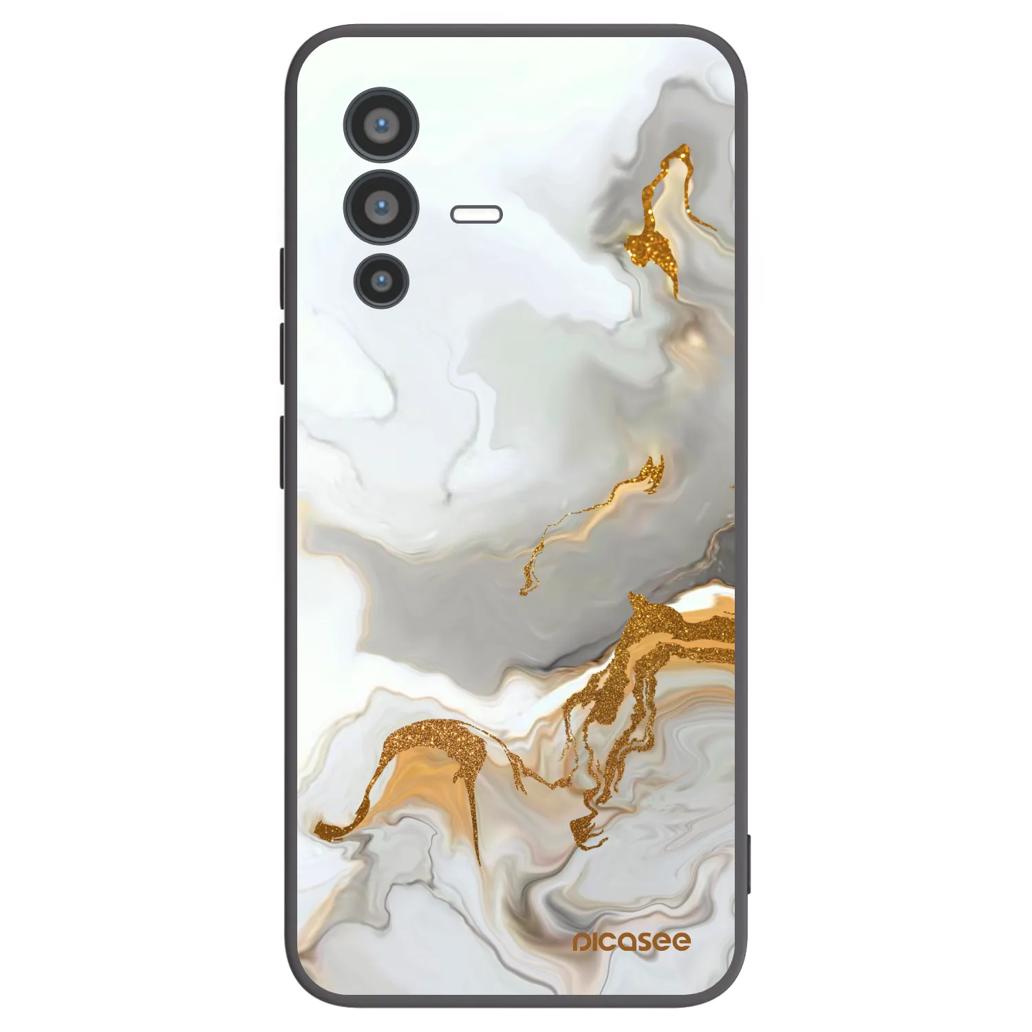 Picasee husă neagră din silicon pentru Vivo V23 5G - Her
