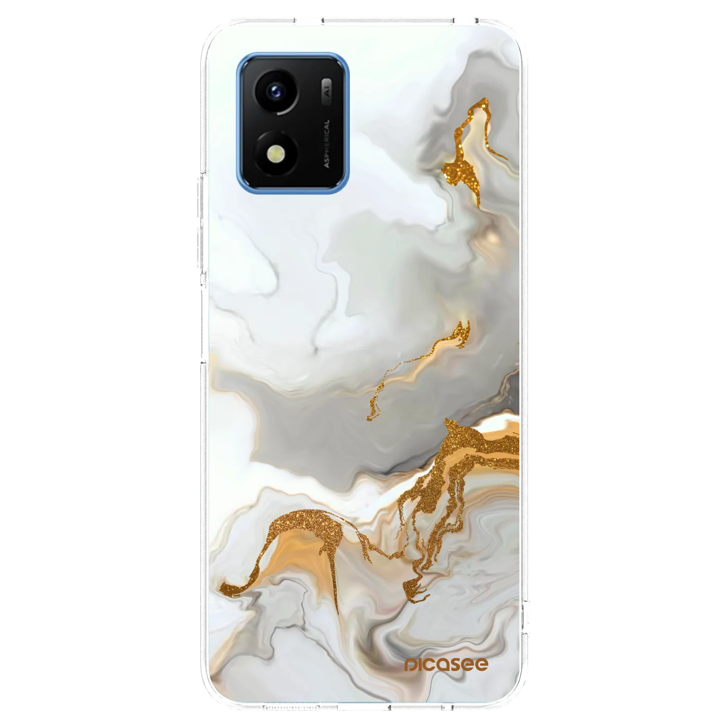 Picasee husă transparentă din silicon pentru Vivo Y01 - Her