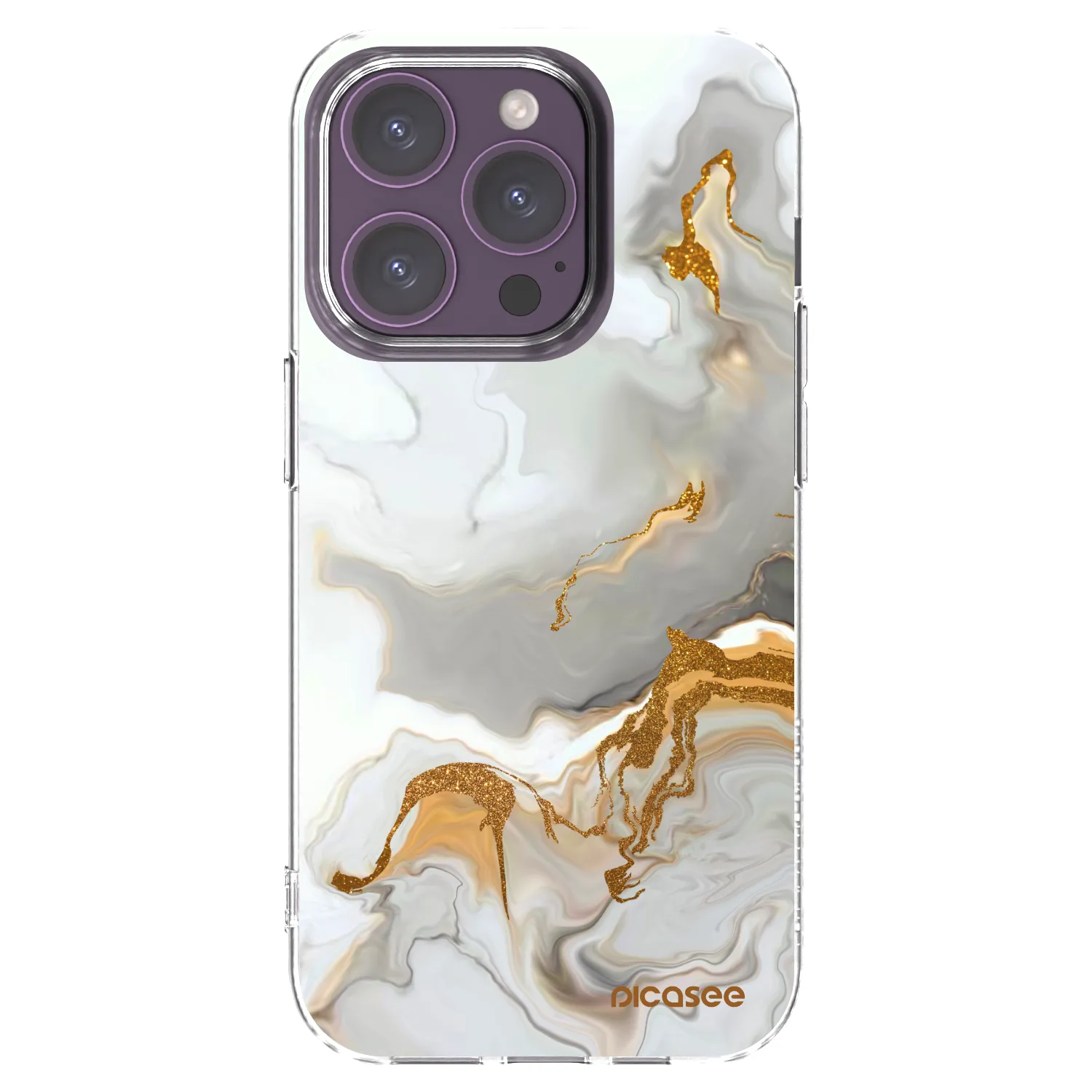 Picasee husă transparentă din silicon pentru Apple iPhone 14 Pro - Her