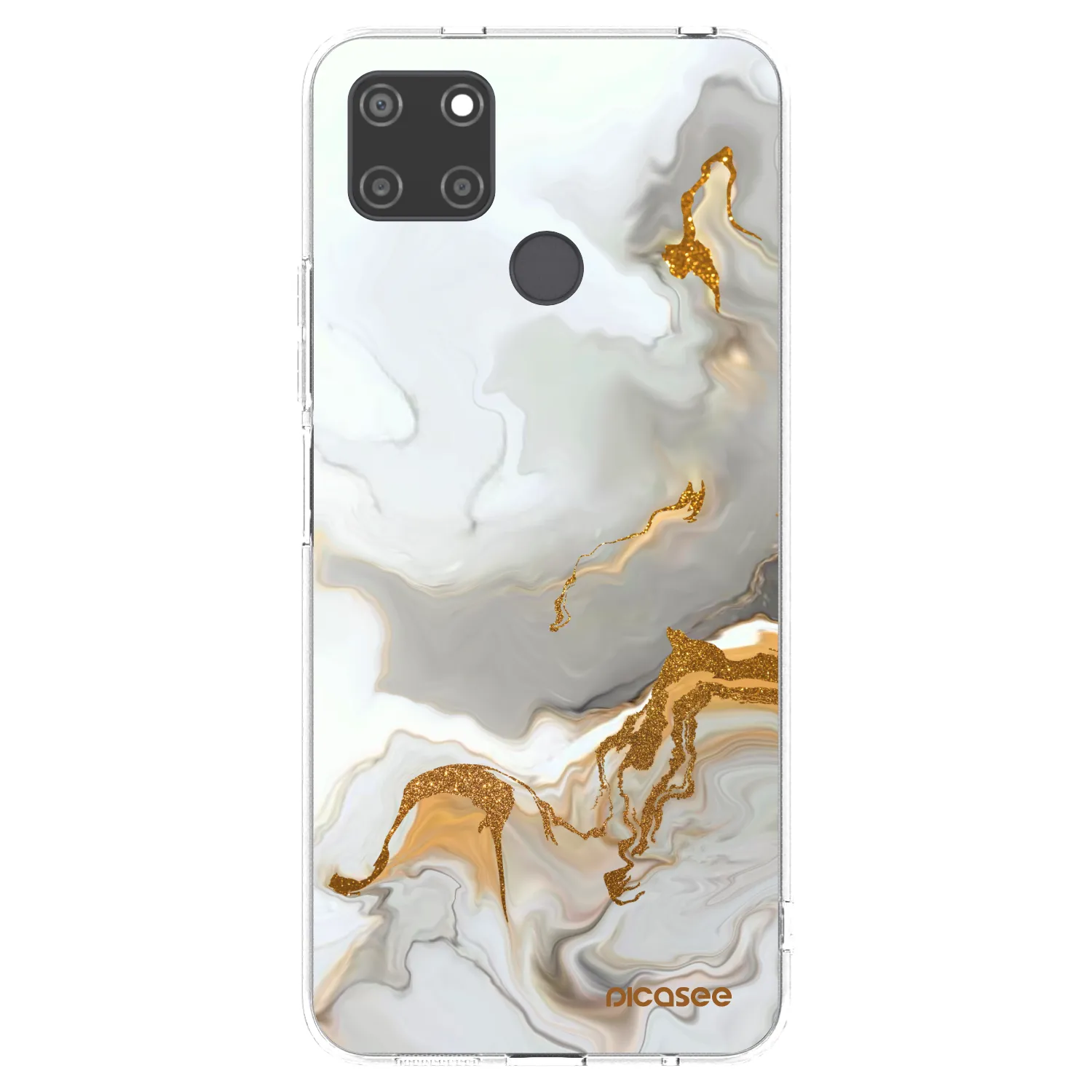 Picasee husă transparentă din silicon pentru Realme C21Y - Her