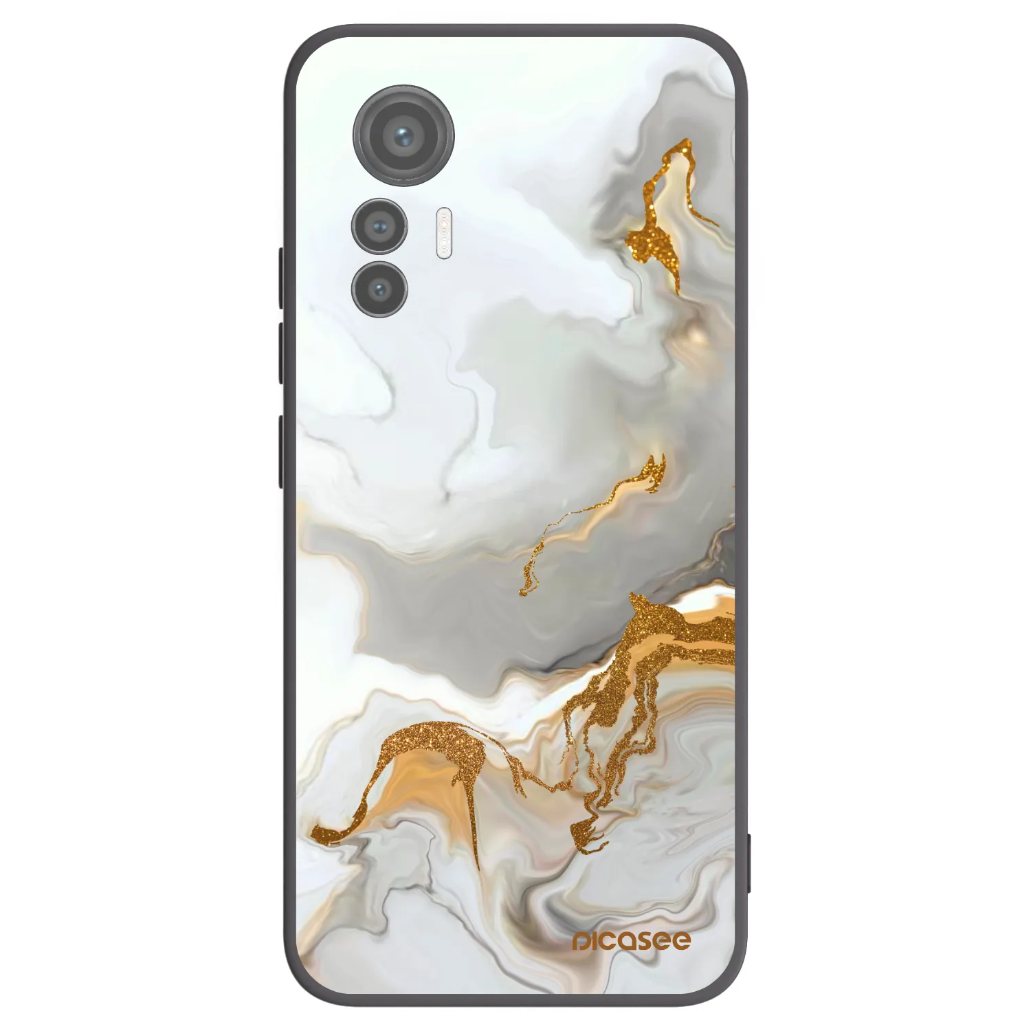 Picasee husă neagră din silicon pentru Xiaomi 12 Lite - Her