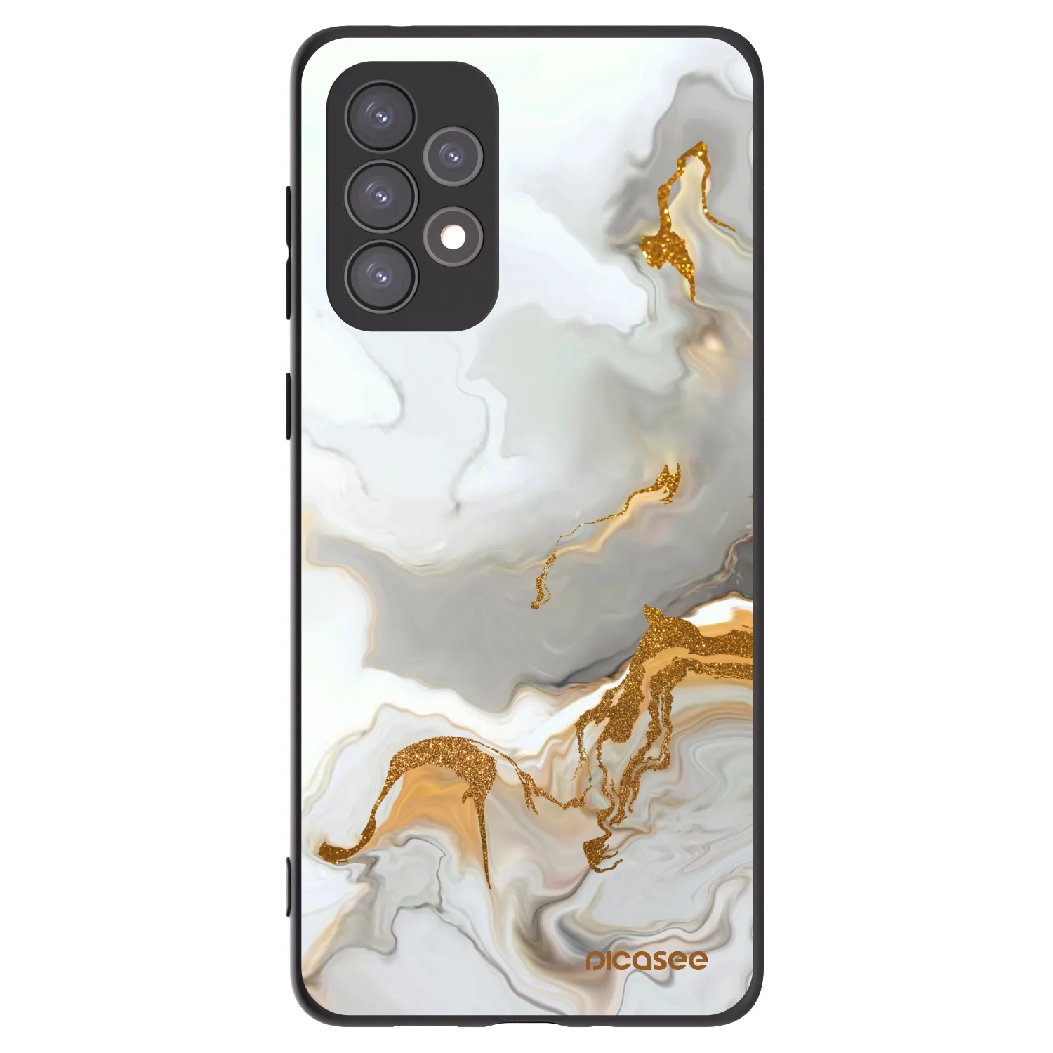 Picasee husă neagră din silicon pentru Samsung Galaxy A73 5G - Her