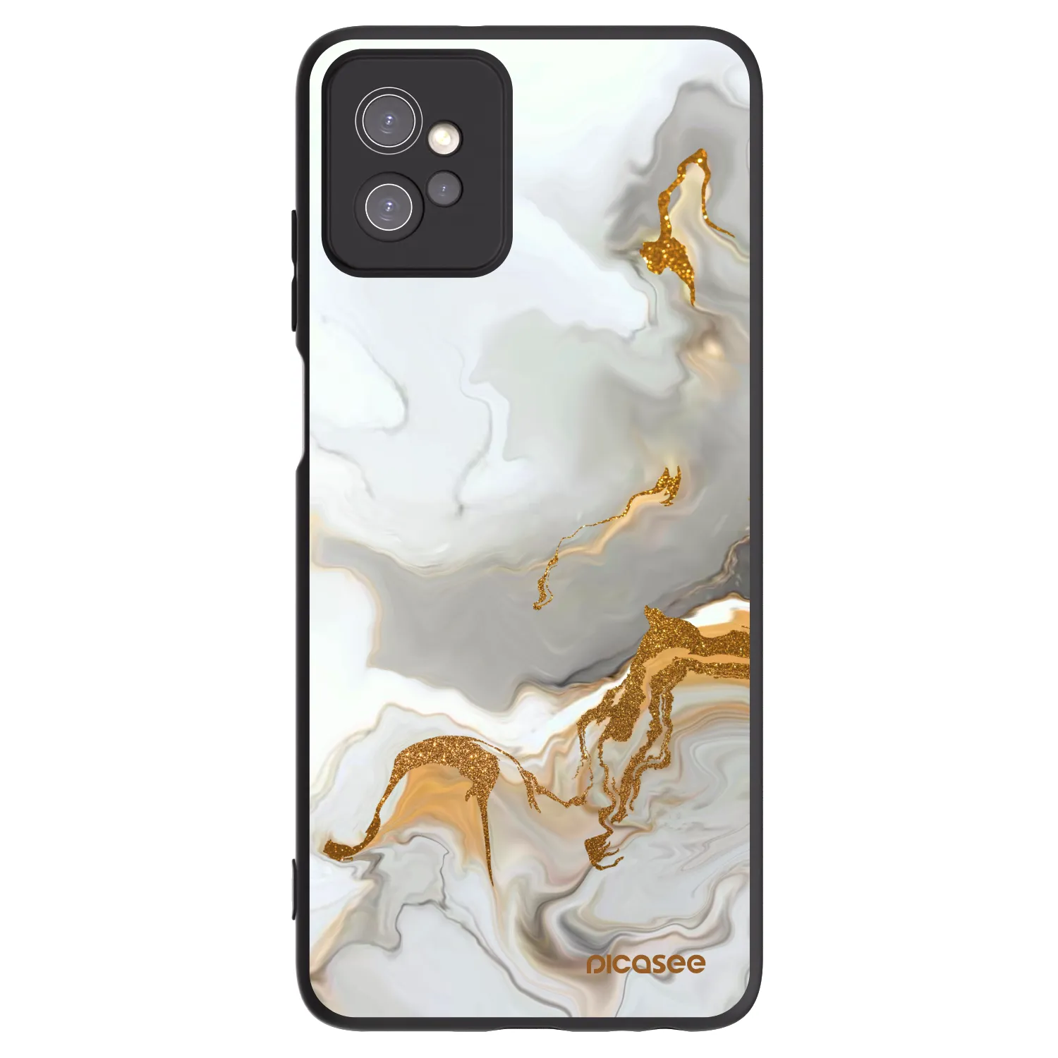 Picasee husă neagră din silicon pentru Motorola Moto G32 - Her