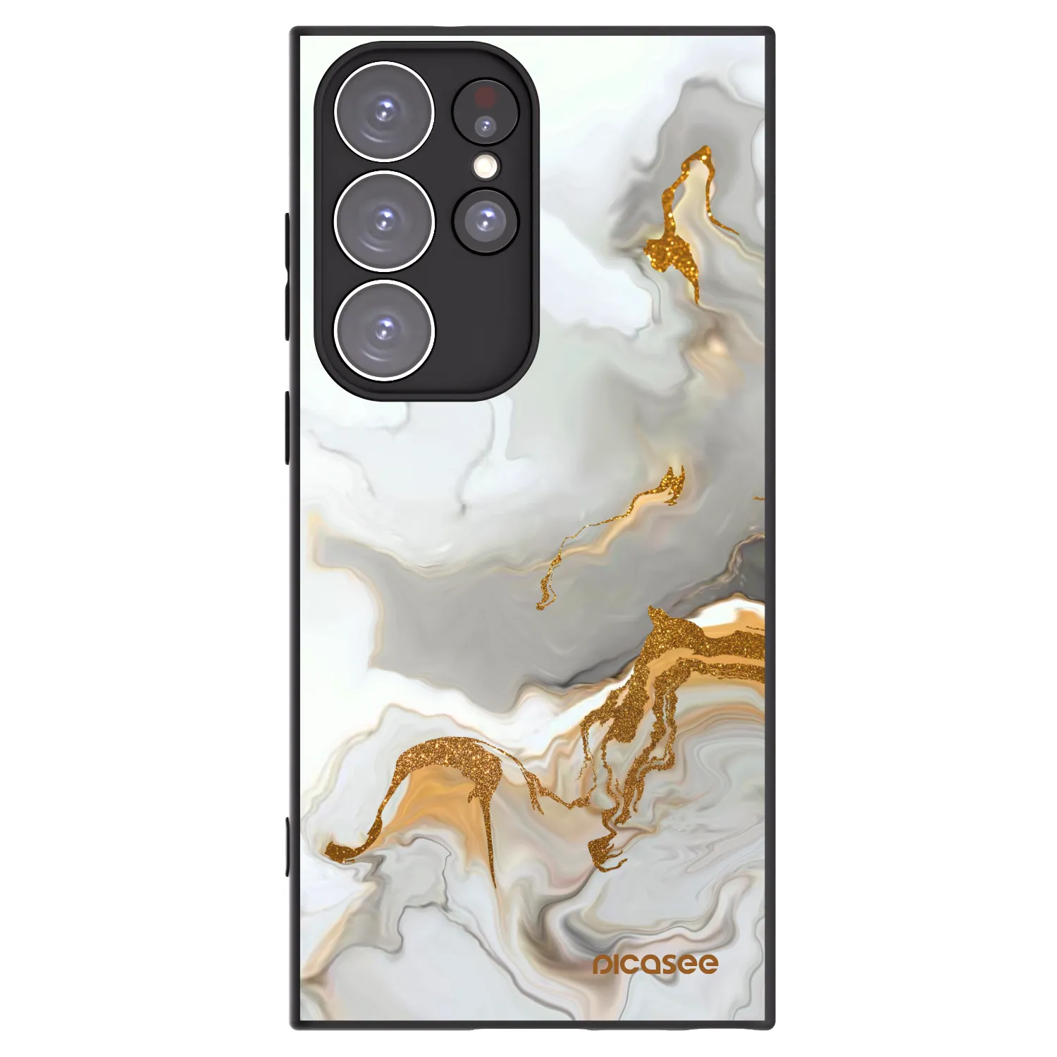 Picasee husă neagră din silicon pentru Samsung Galaxy S23 Ultra 5G - Her