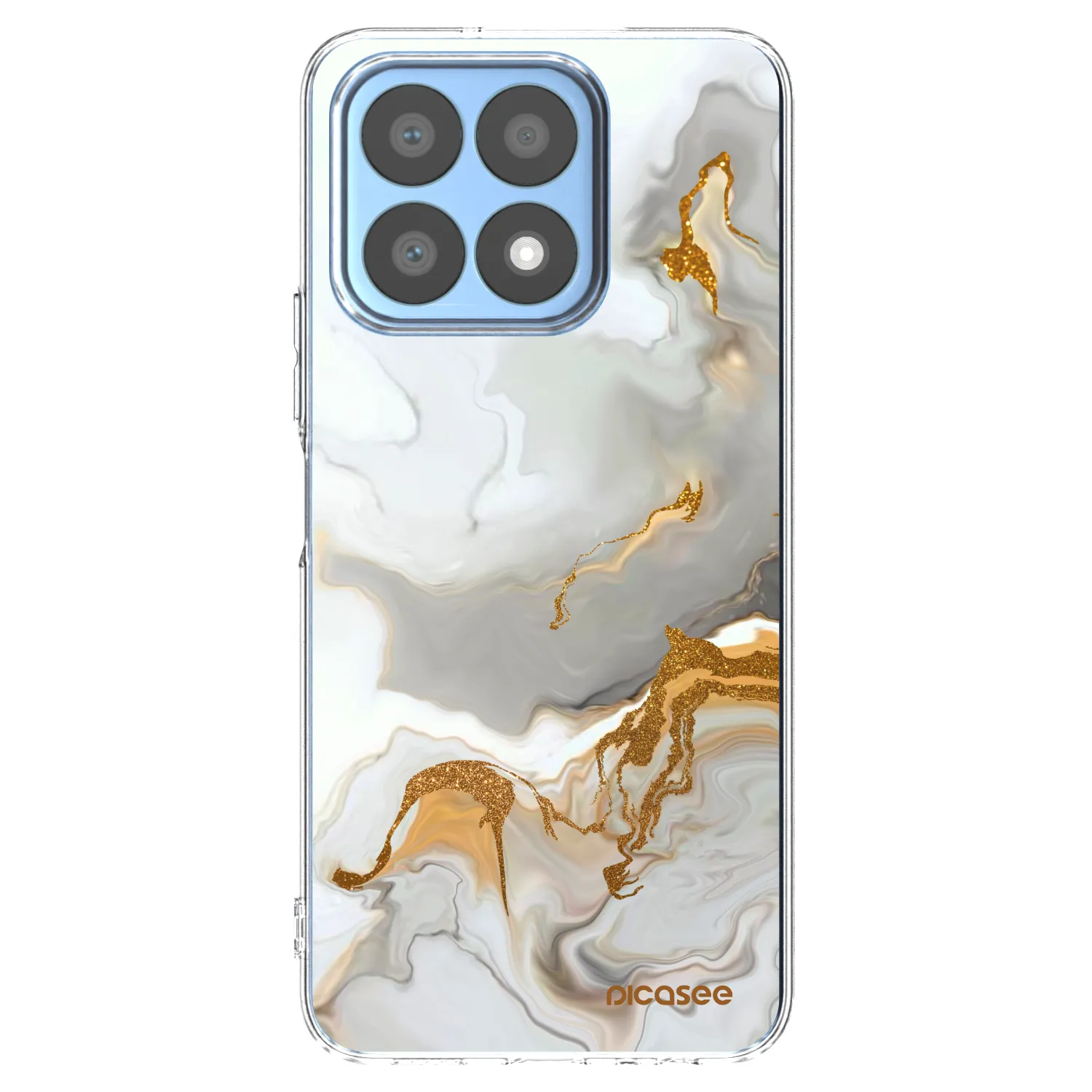 Picasee husă transparentă din silicon pentru Honor X8a - Her