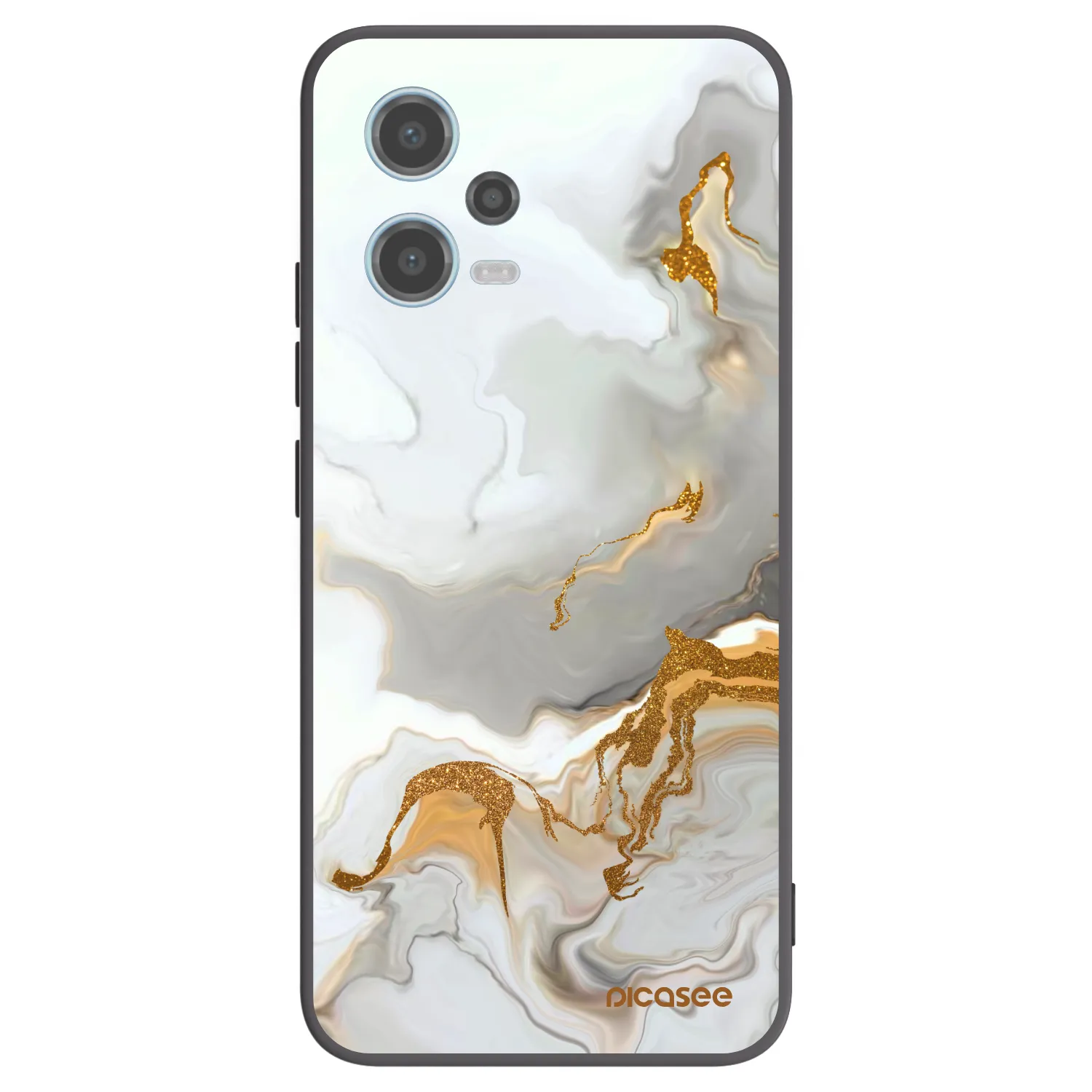 Picasee husă neagră din silicon pentru Xiaomi Redmi Note 12 5G - Her