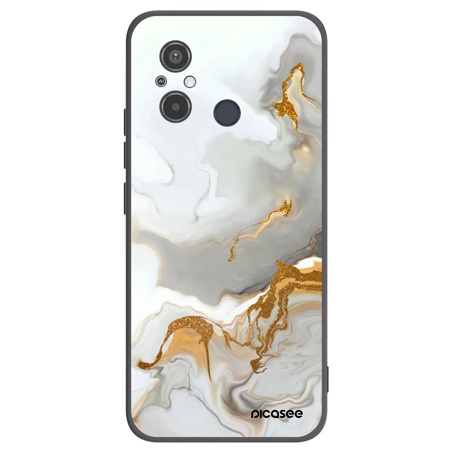 Picasee husă neagră din silicon pentru Xiaomi Redmi 12C - Her