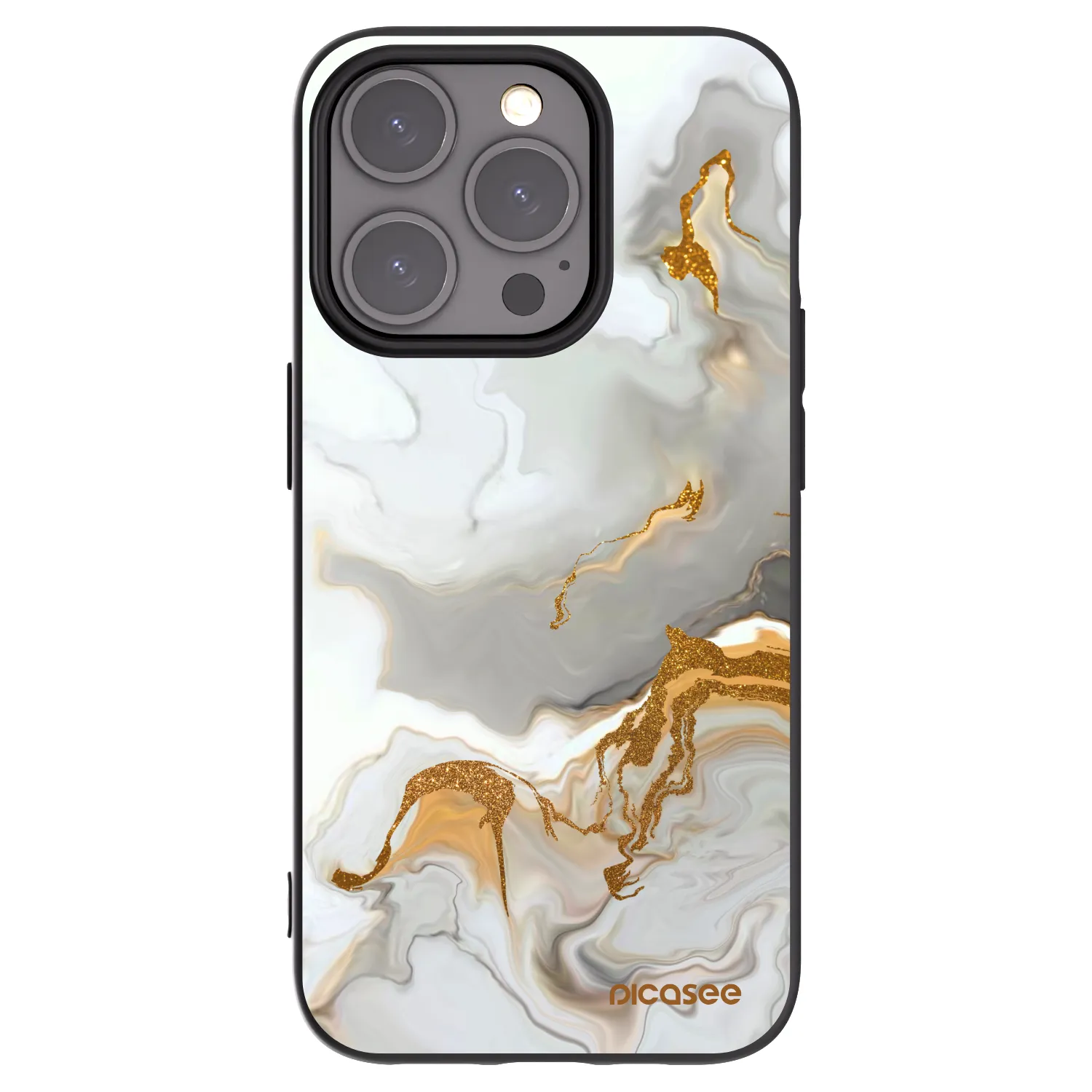 Picasee husă neagră din silicon pentru Apple iPhone 15 Pro - Her