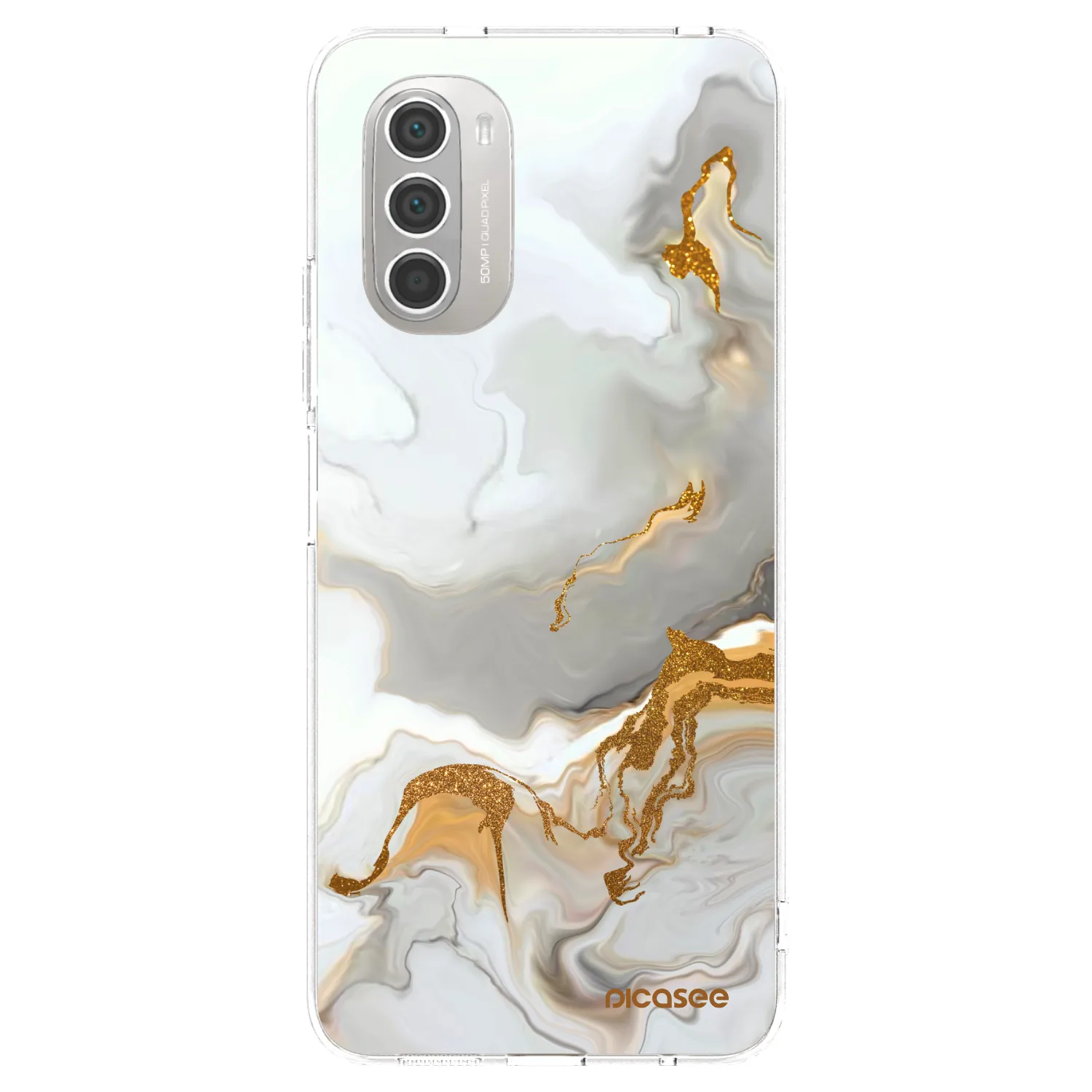 Picasee husă transparentă din silicon pentru Motorola Moto G51 - Her