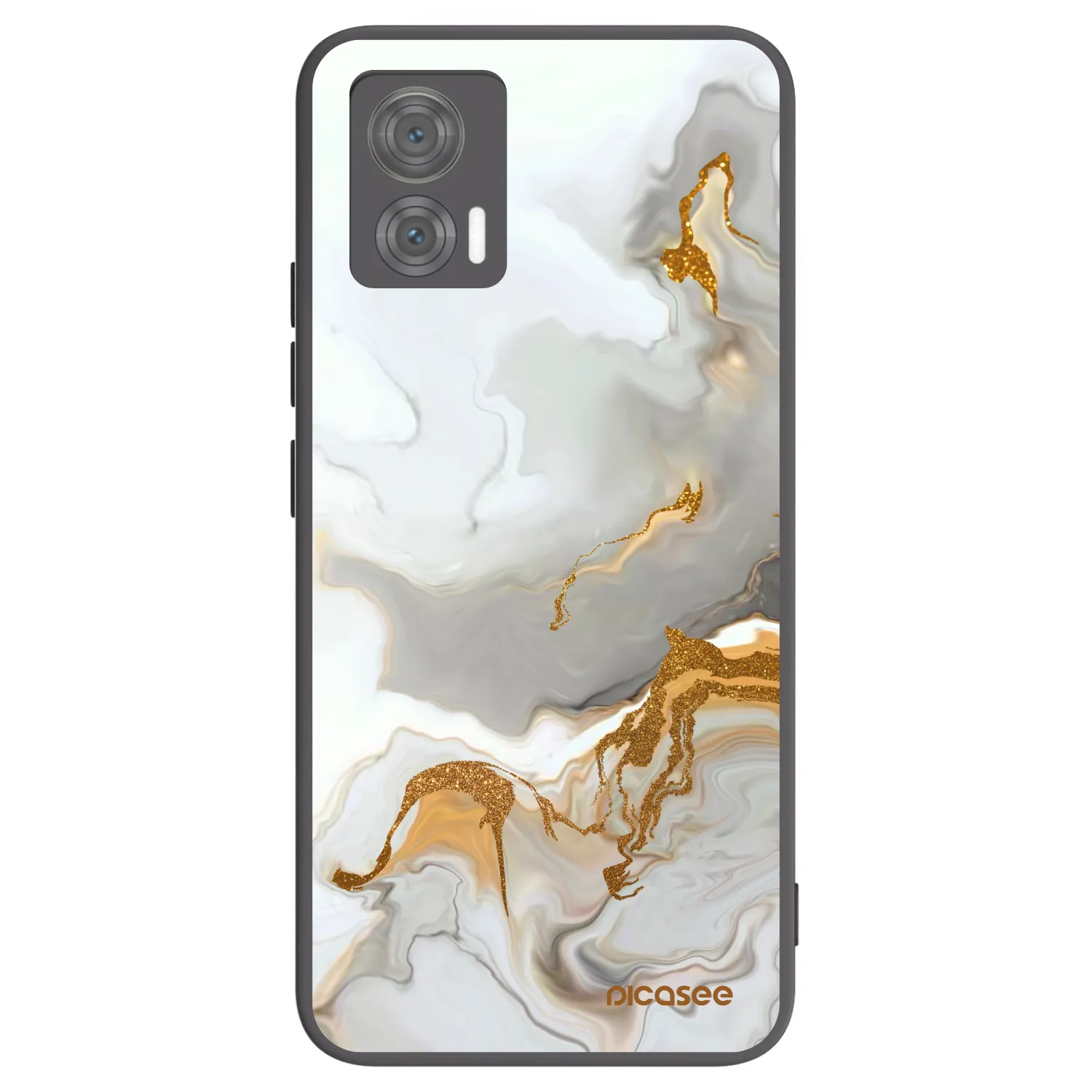 Picasee husă neagră din silicon pentru Motorola Edge 30 Neo - Her