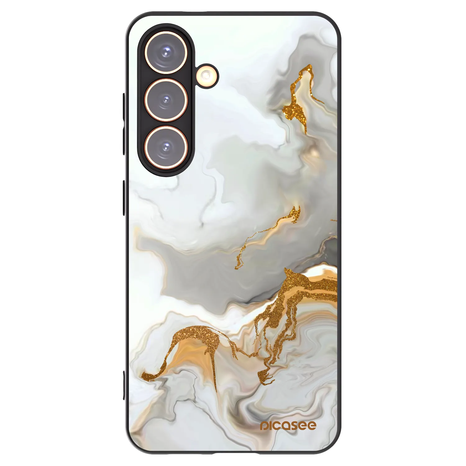 Picasee husă neagră din silicon pentru Samsung Galaxy S24 S921B 5G - Her