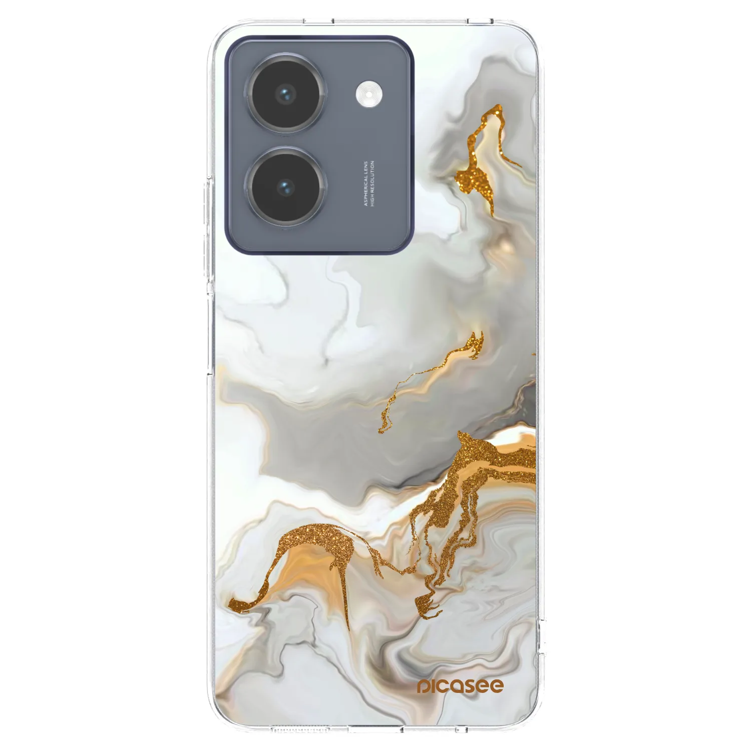 Picasee husă transparentă din silicon pentru Vivo Y36 4G - Her