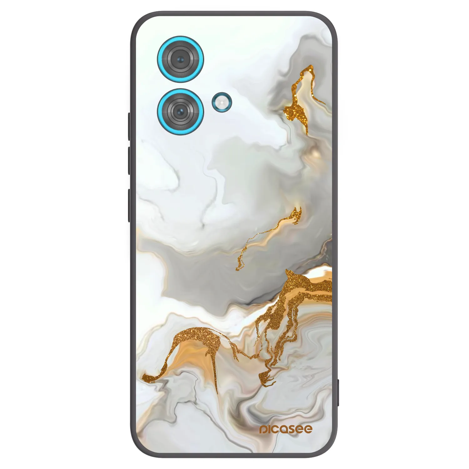 Picasee husă neagră din silicon pentru Motorola Edge 40 Neo - Her