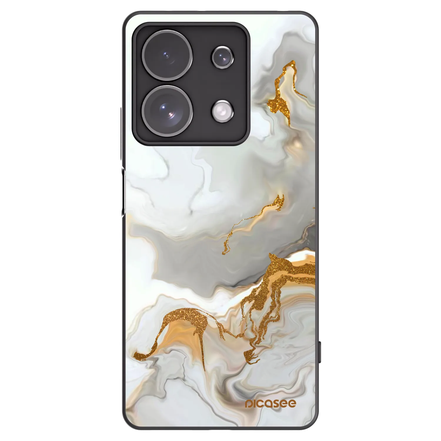 Picasee husă neagră din silicon pentru Xiaomi Redmi Note 13 Pro 4G - Her