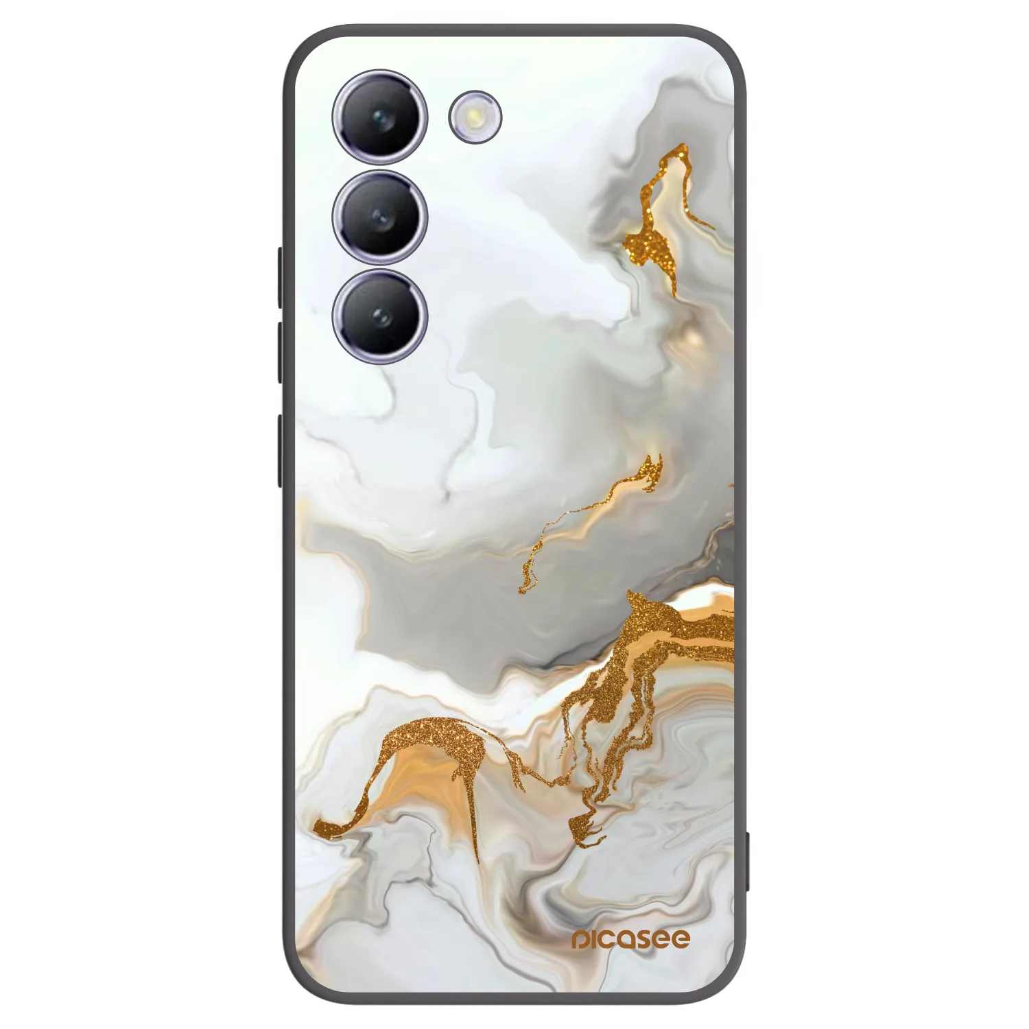 Picasee husă neagră din silicon pentru Vivo V40 SE 5G - Her