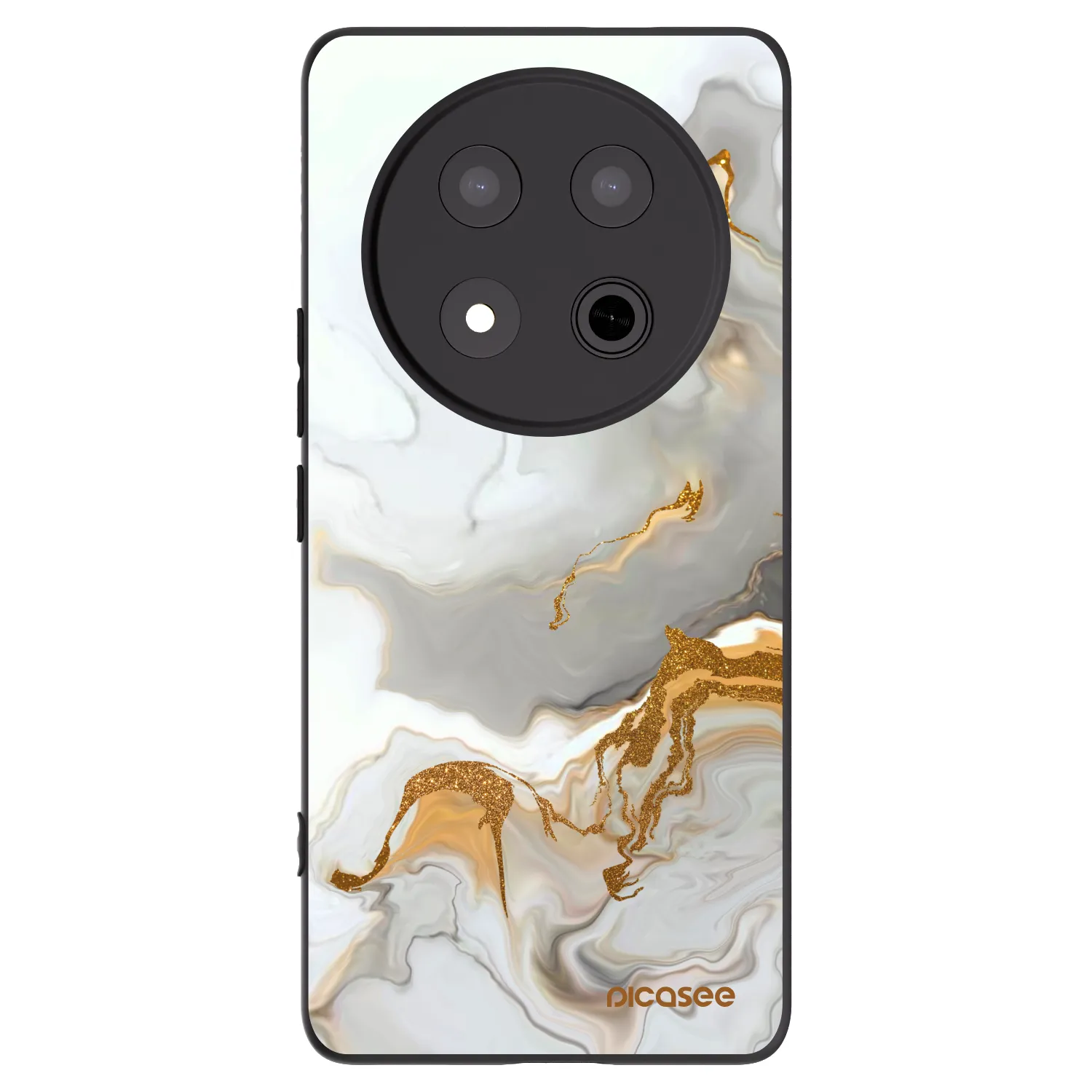Picasee husă neagră din silicon pentru Honor Magic7 Lite 5G - Her