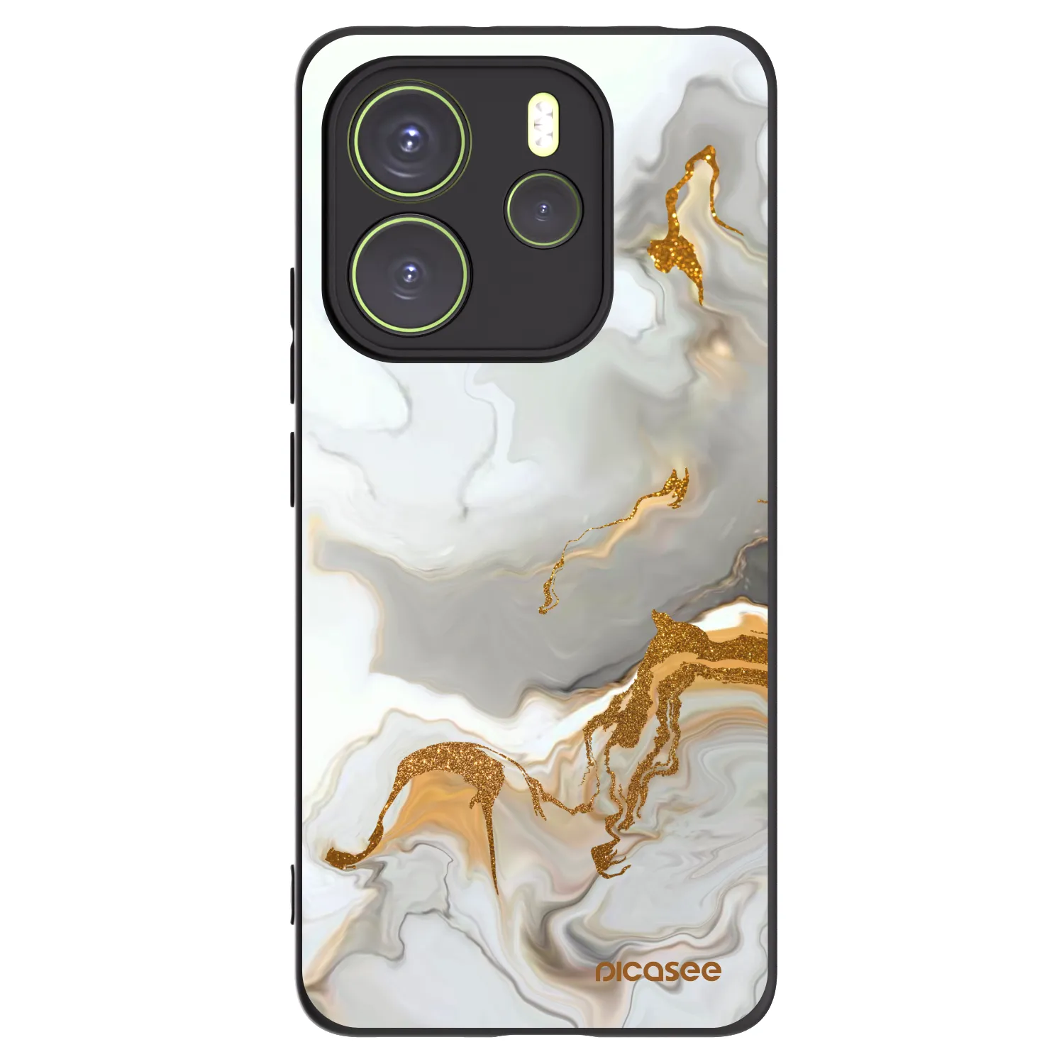 Picasee husă neagră din silicon pentru Xiaomi Redmi Note 14 4G - Her