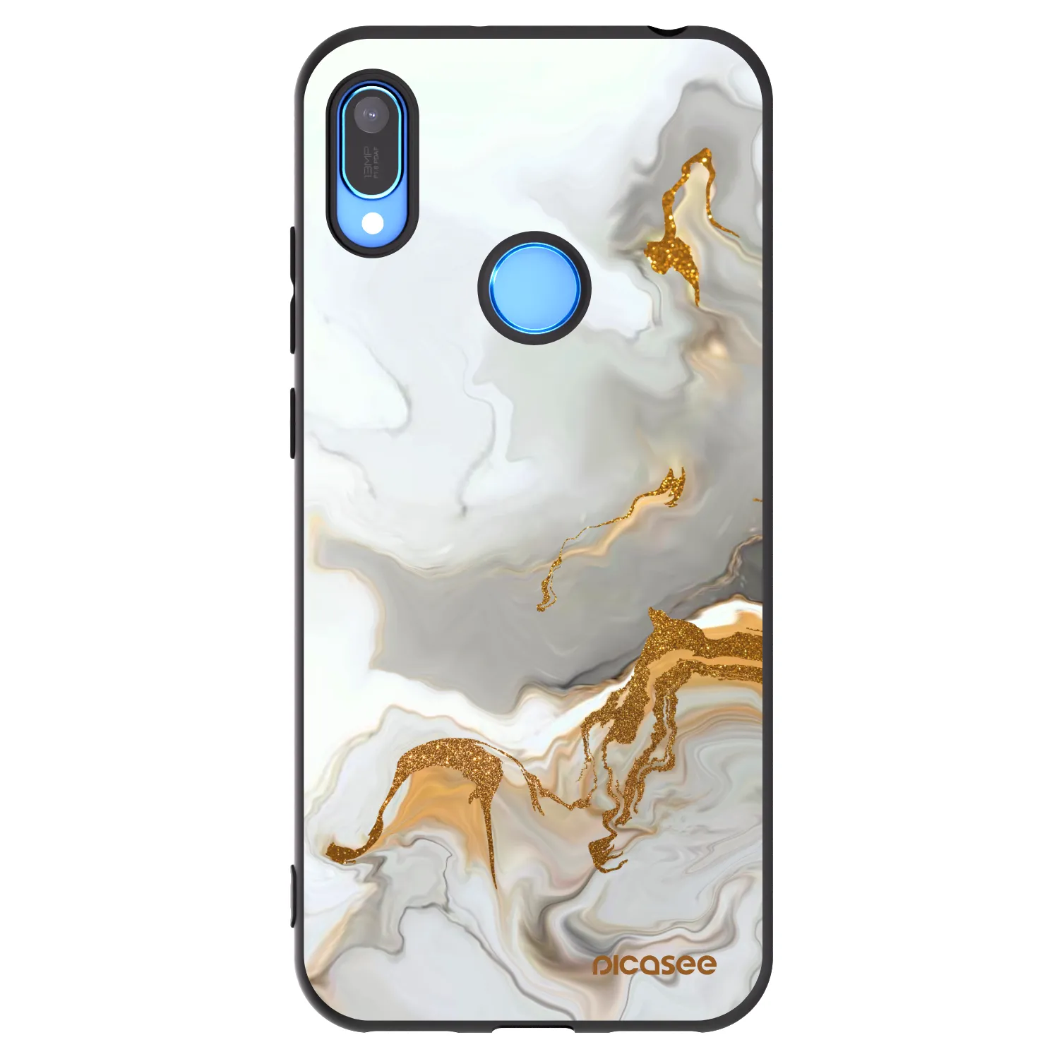 Picasee husă neagră din silicon pentru Huawei Y6 2019 - Her