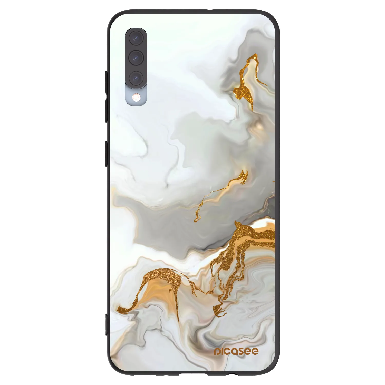 Picasee husă neagră din silicon pentru Samsung Galaxy A70 A705F - Her
