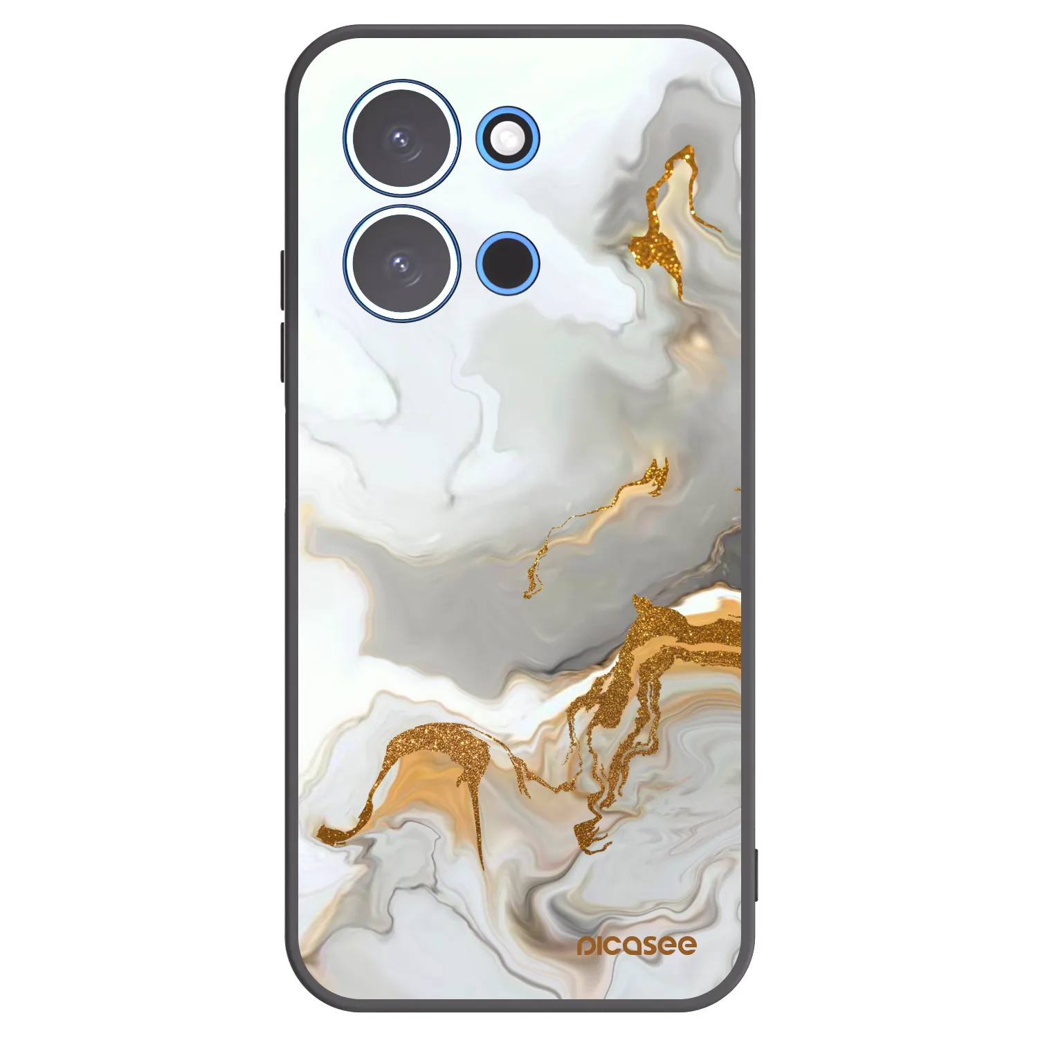 Picasee husă neagră din silicon pentru Xiaomi Redmi 15C 4G - Her