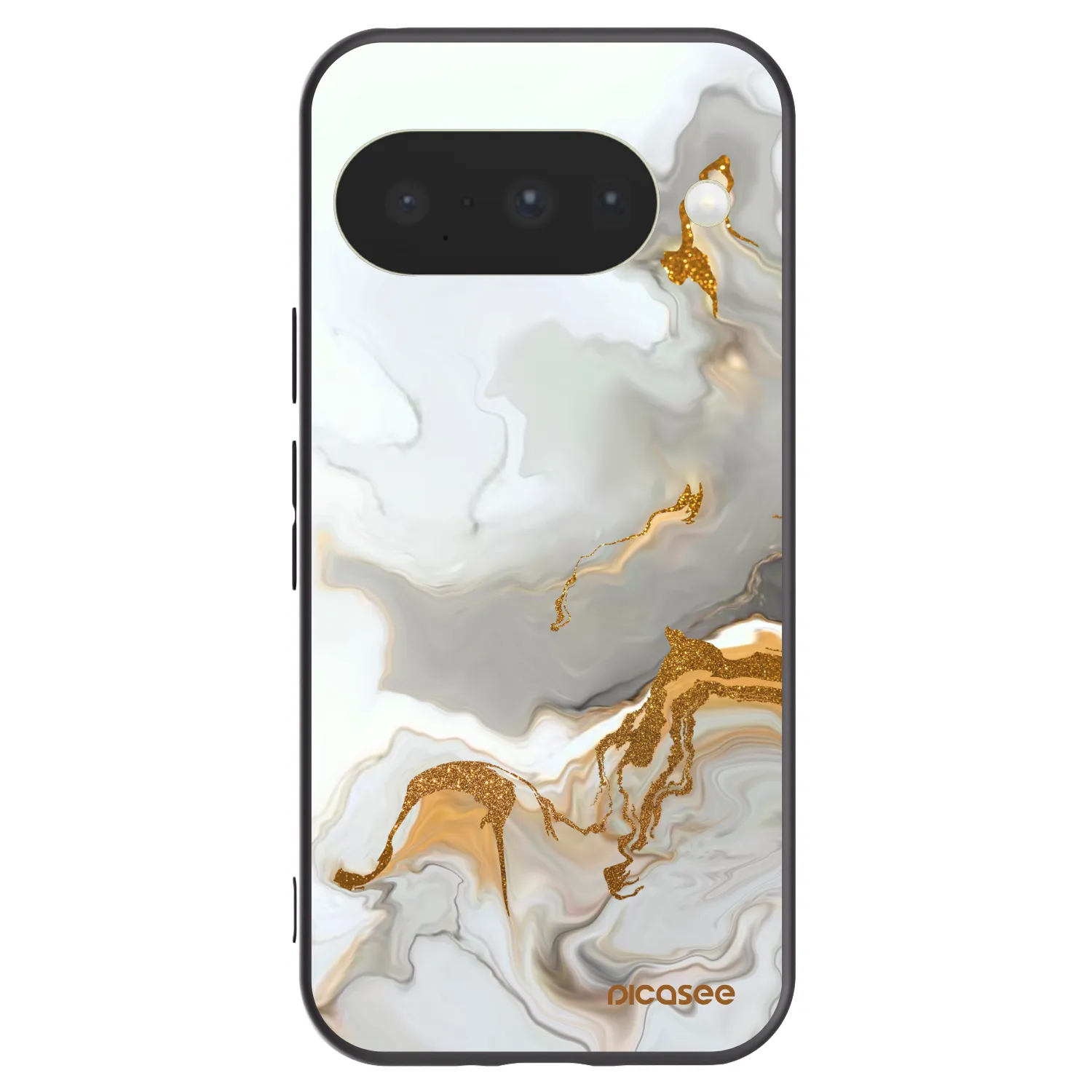 Picasee husă neagră din silicon pentru Google Pixel 10 - Her
