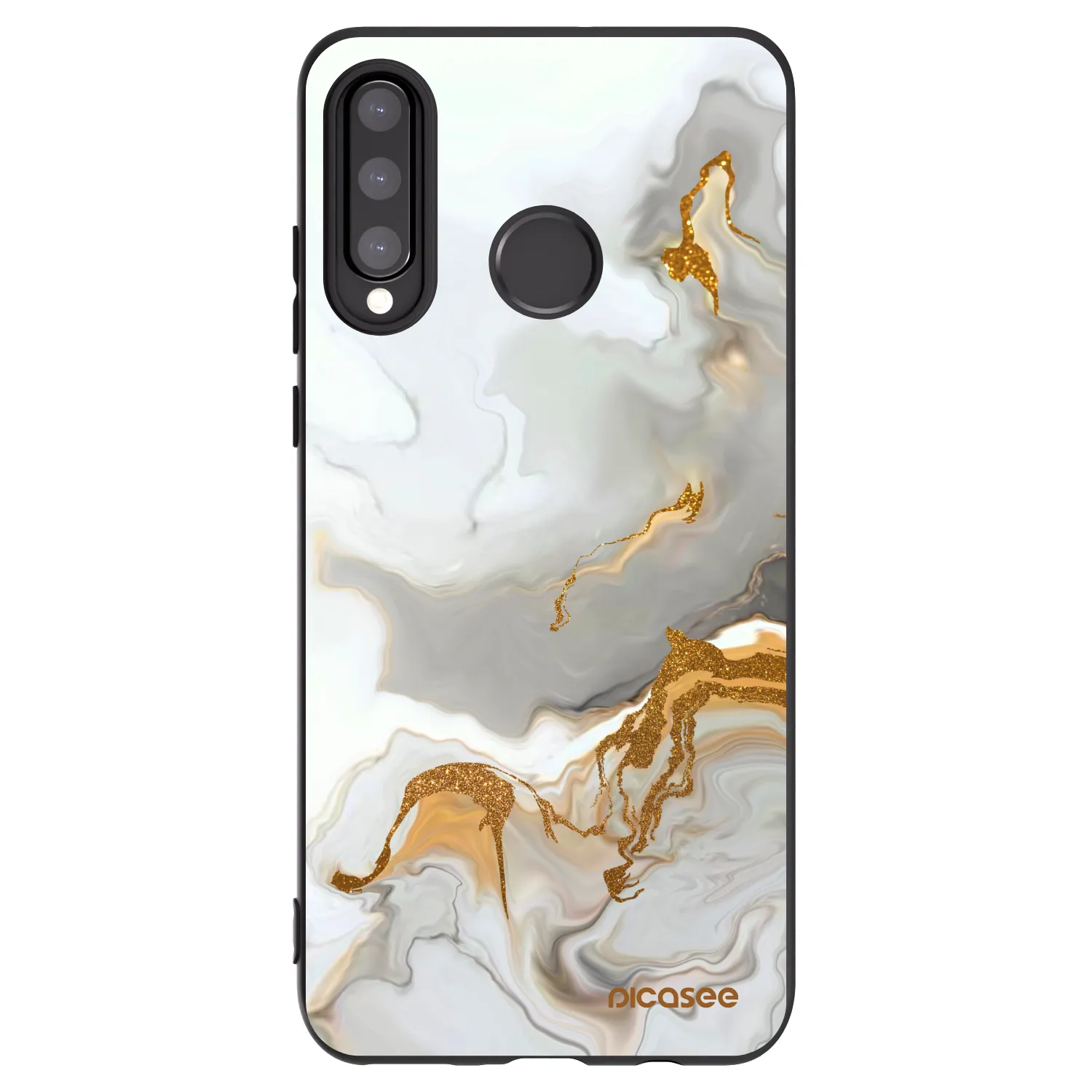 Picasee husă neagră din silicon pentru Huawei P30 Lite - Her