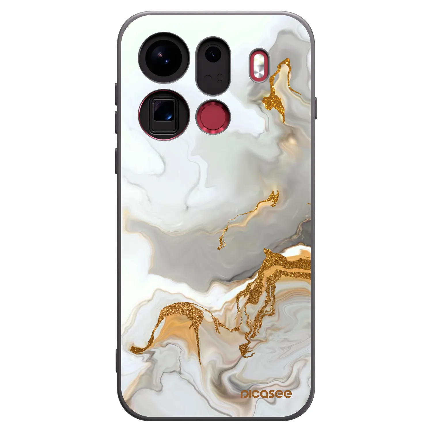 Picasee husă neagră din silicon pentru OPPO Find X9 Pro - Her