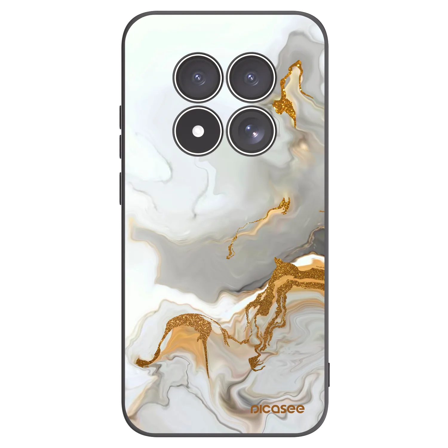 Picasee husă neagră din silicon pentru Xiaomi Redmi Note 15 Pro 5G - Her