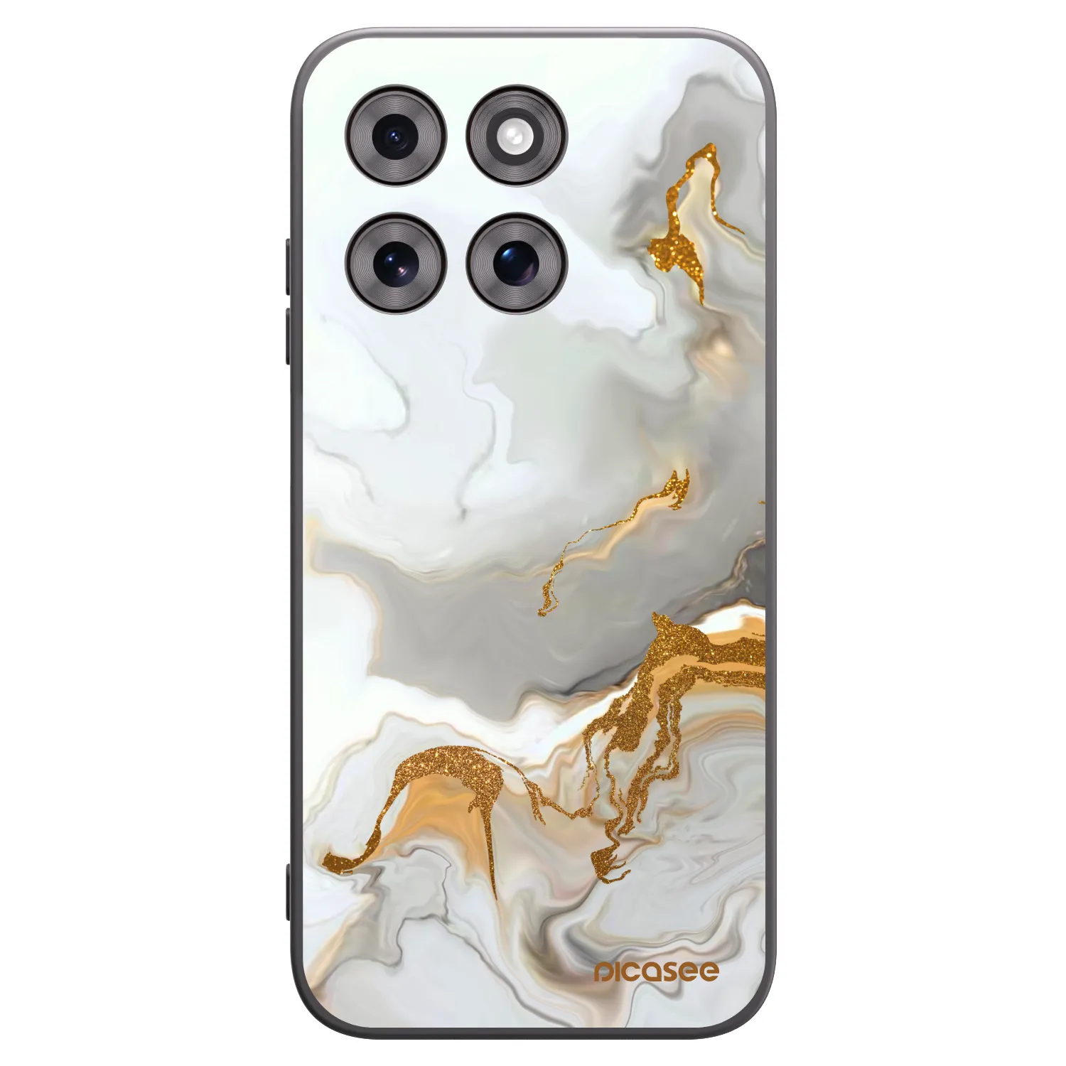 Picasee husă neagră din silicon pentru Motorola Moto G77 - Her