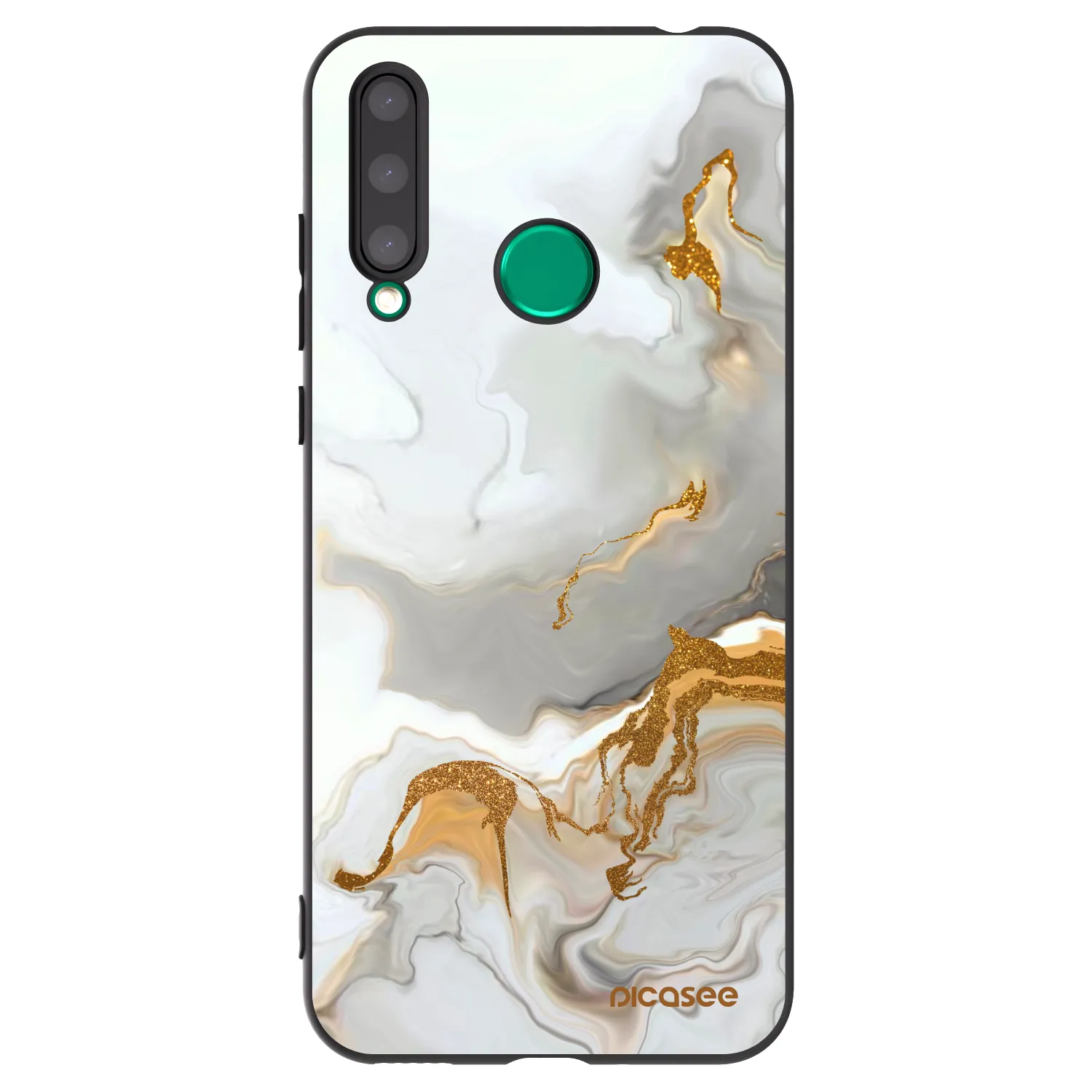 Picasee husă neagră din silicon pentru Honor 20 Lite - Her