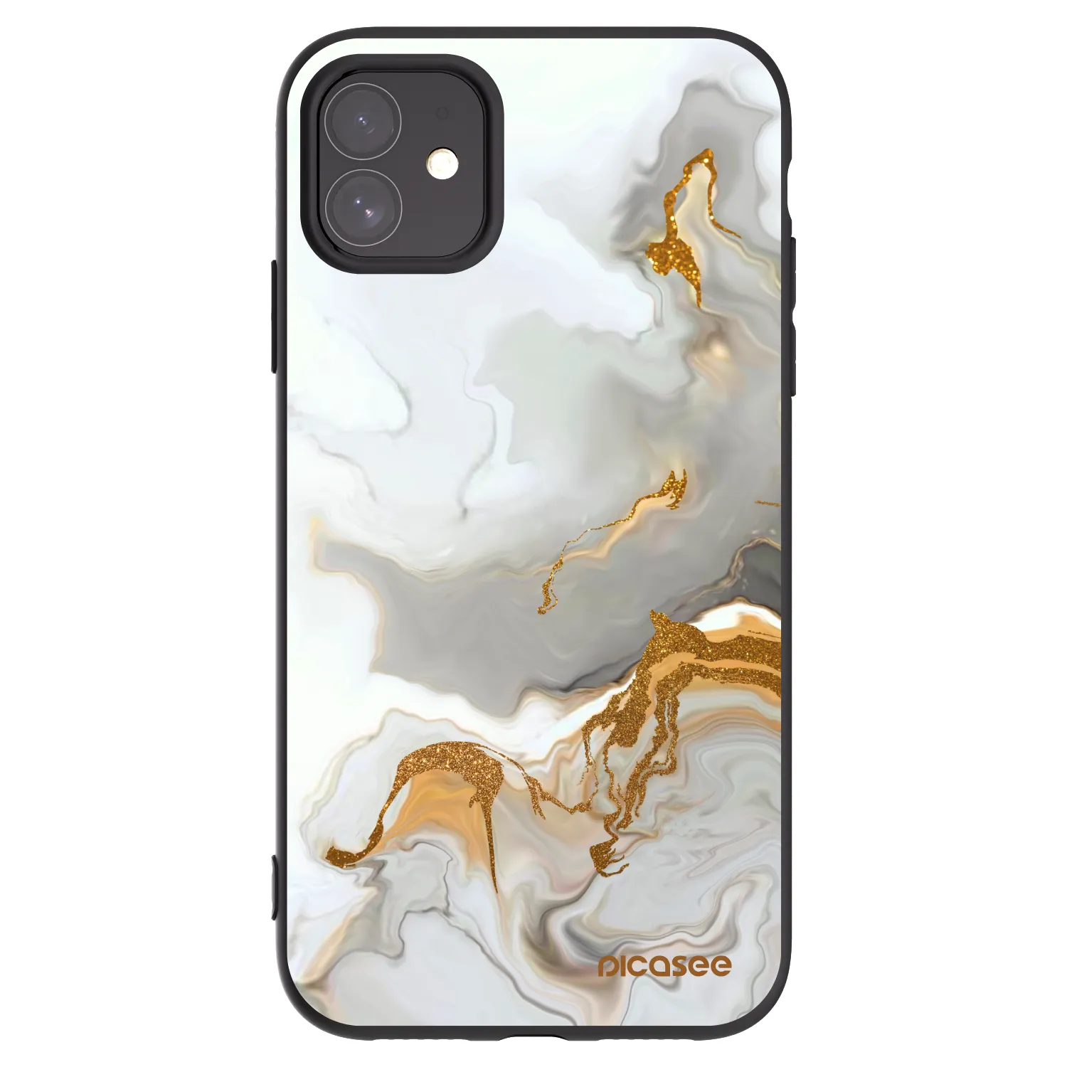 Picasee husă neagră din silicon pentru Apple iPhone 11 - Her
