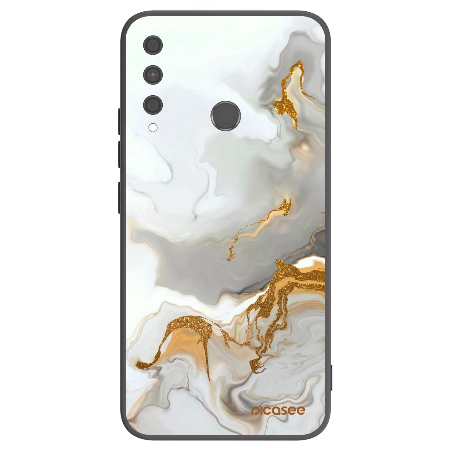 Picasee husă neagră din silicon pentru Huawei P40 Lite E - Her