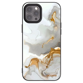 Picasee husă neagră din silicon pentru Apple iPhone 12 Pro Max - Her